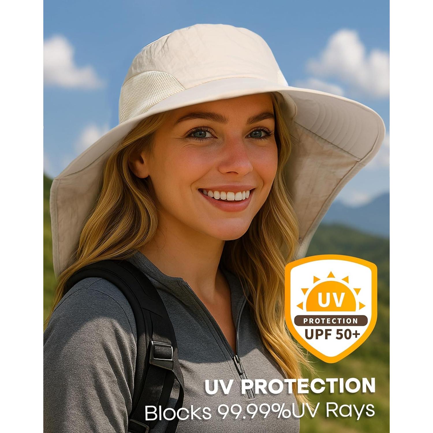 Sombrero de Sol Camptrace UPF 50+ para Senderismo y Pesca