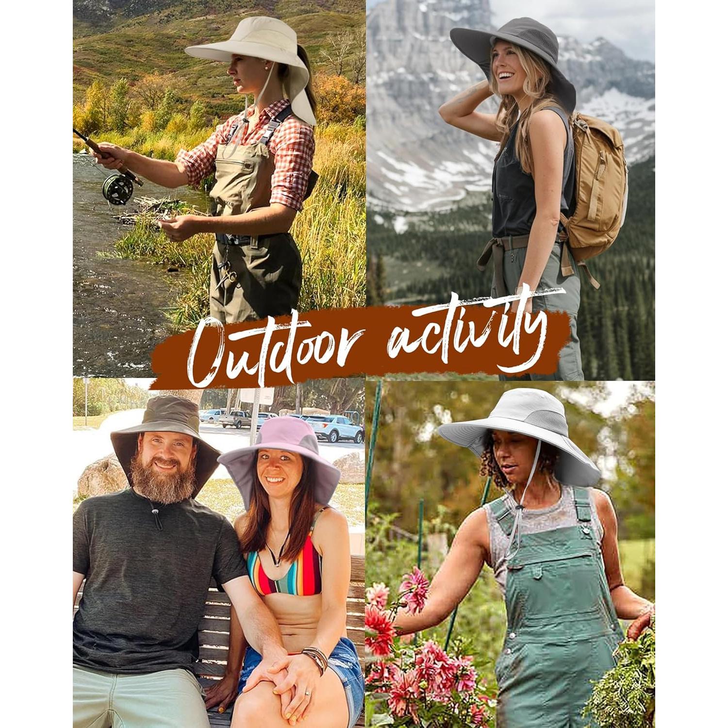 Sombrero de Sol Camptrace UPF 50+ para Senderismo y Pesca