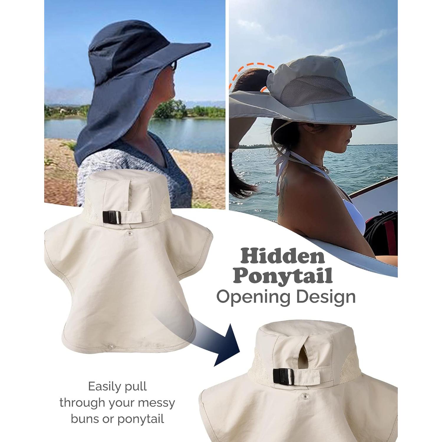 Sombrero de Sol Camptrace UPF 50+ para Senderismo y Pesca