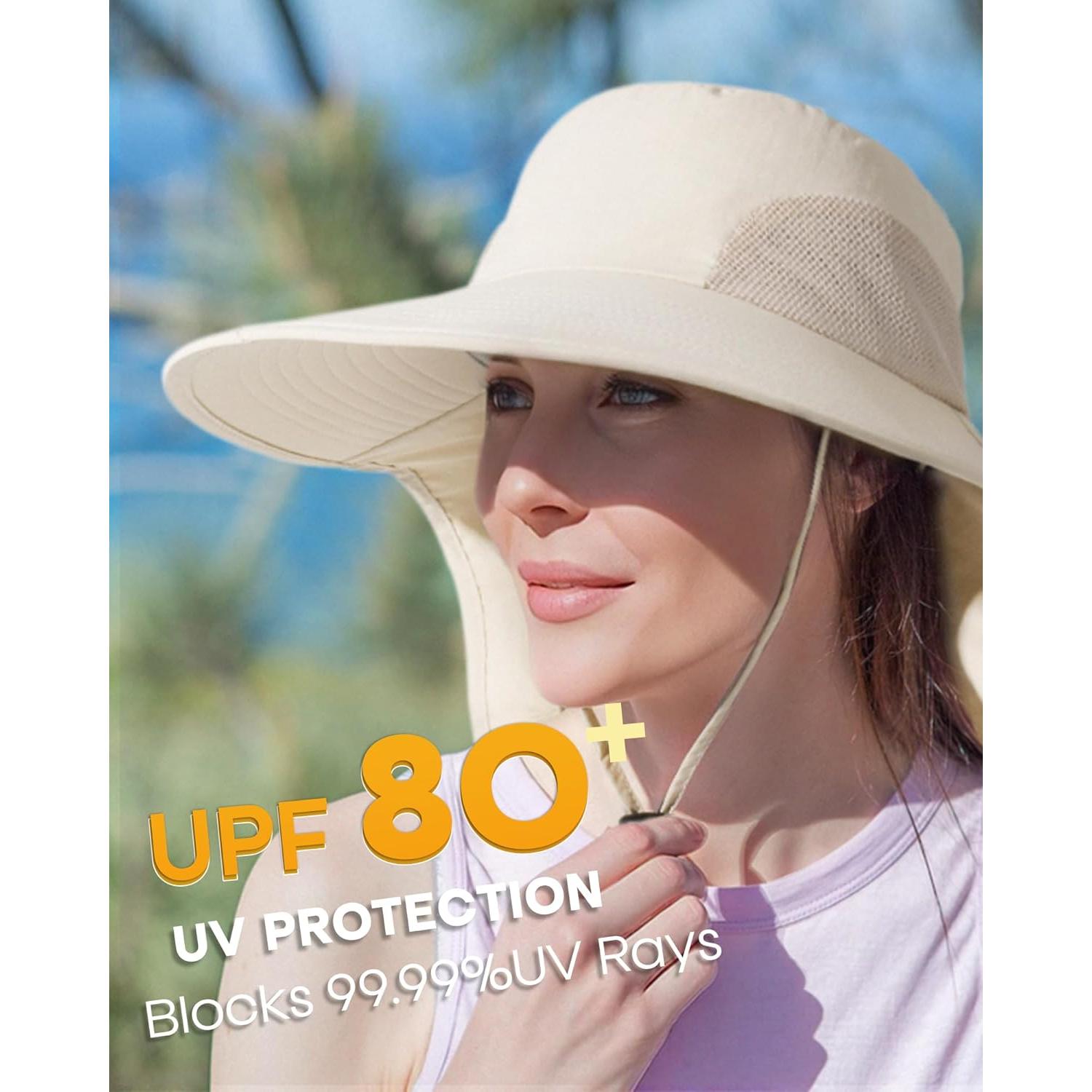 Sombrero de Sol Camptrace UPF 50+ para Senderismo y Pesca