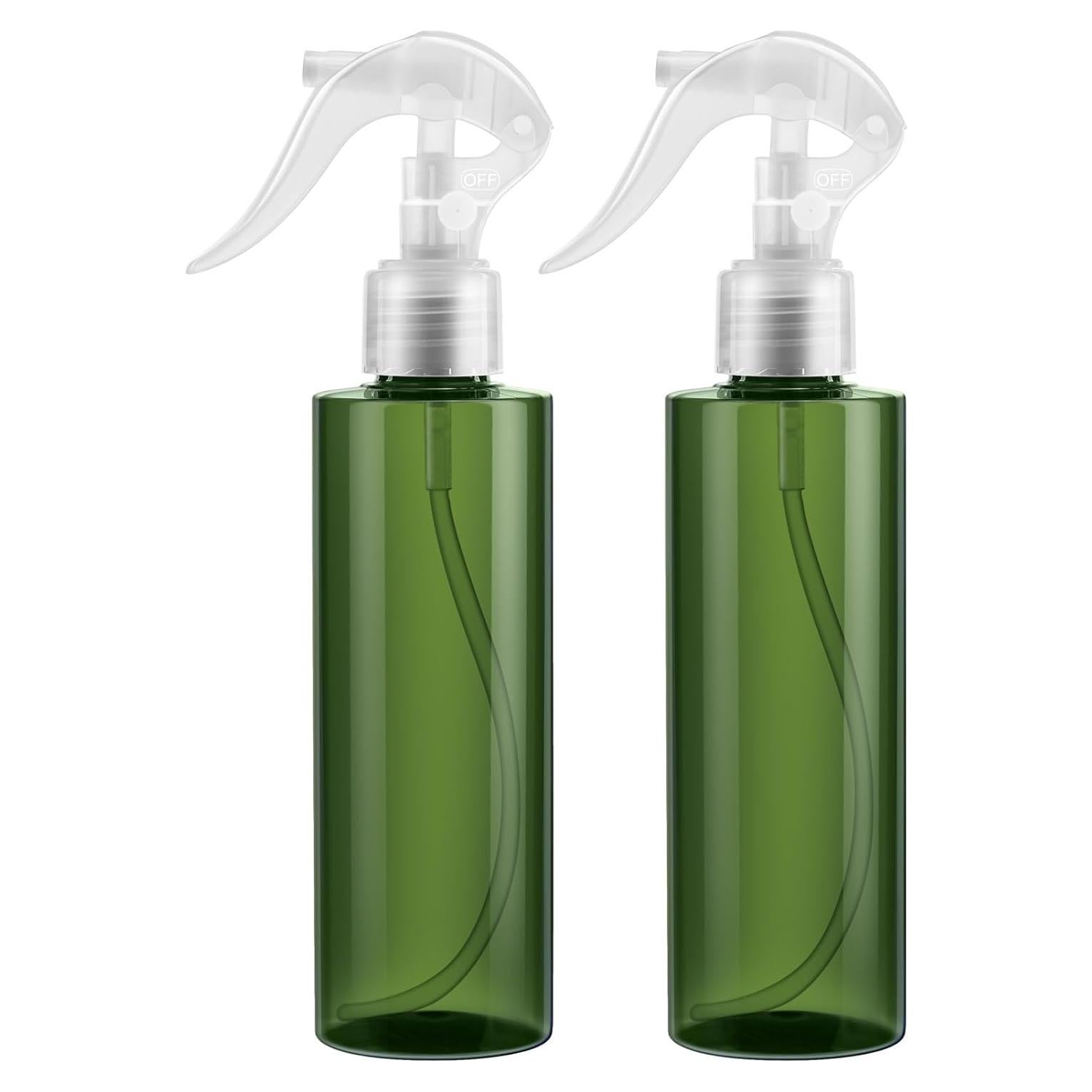 Botellas de Spray para Cabello FANSTINOW 2 Pack 200ml Verde