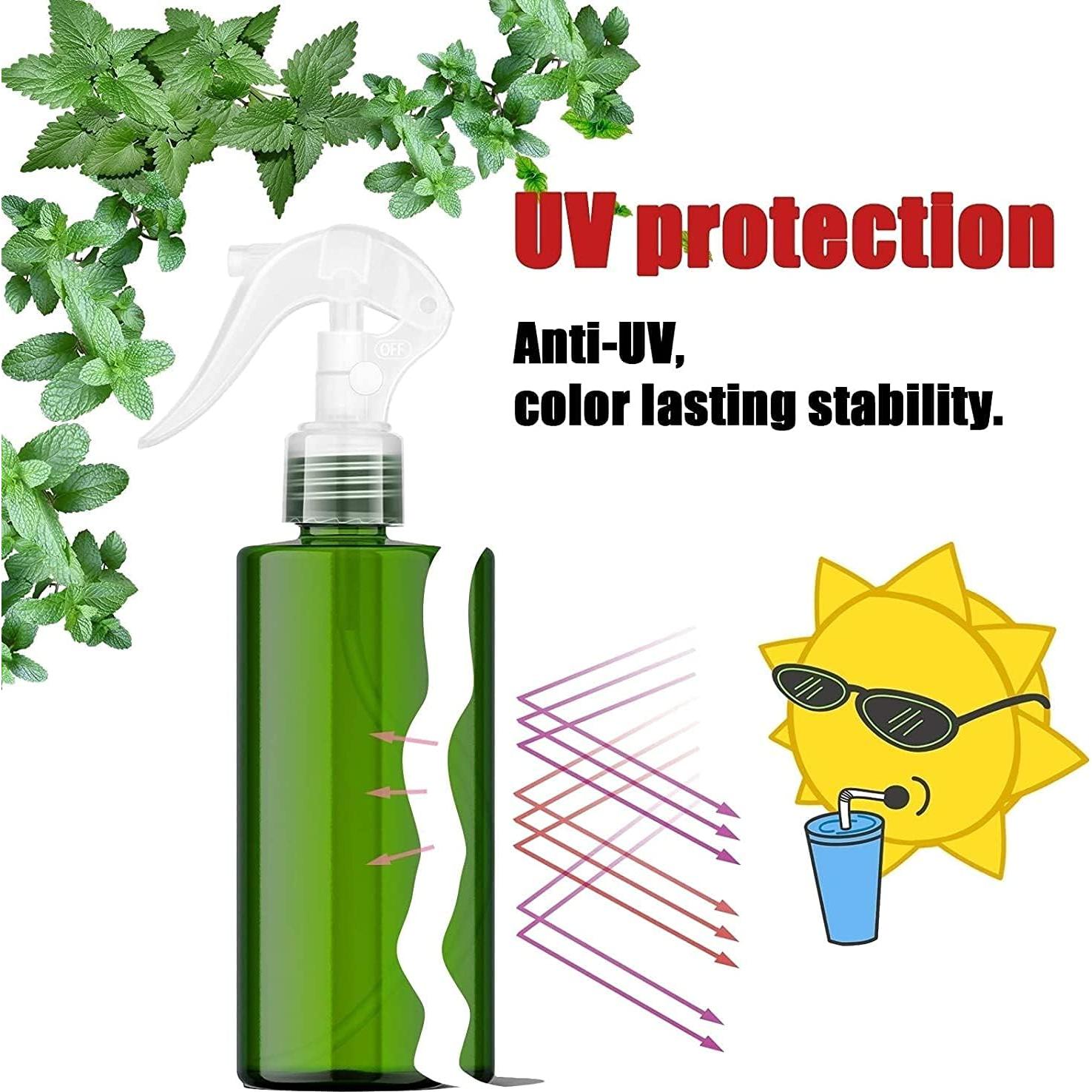 Botellas de Spray para Cabello FANSTINOW 2 Pack 200ml Verde