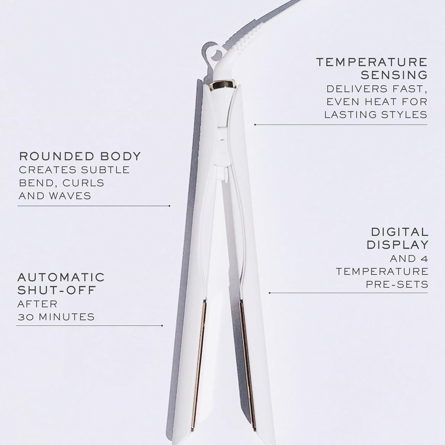 Plancha de Pelo Profesional Kristin Ess Titanio 3 en 1 3.18 cm