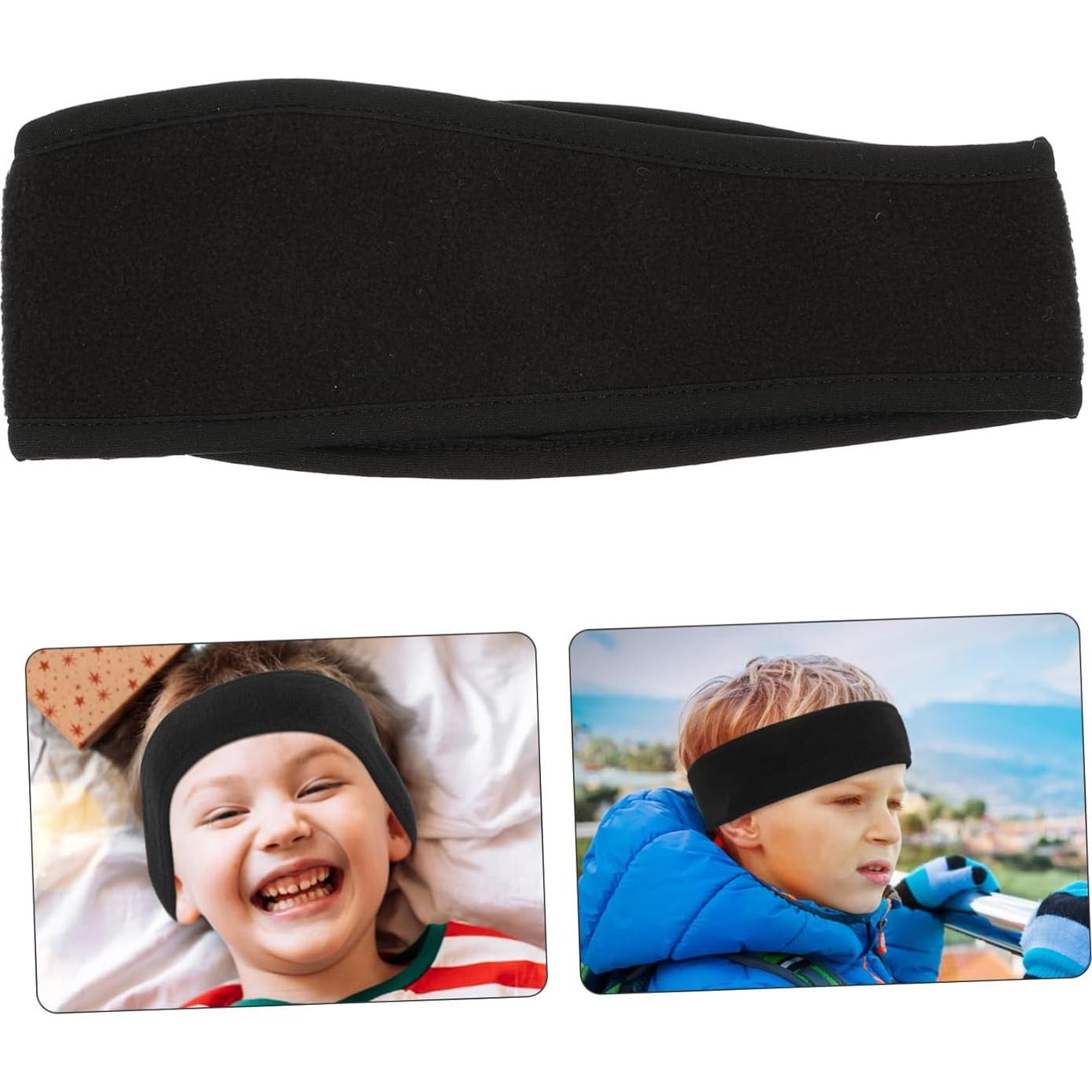 Diademas Elásticas Toyvian para Frío - 2 Piezas Negras