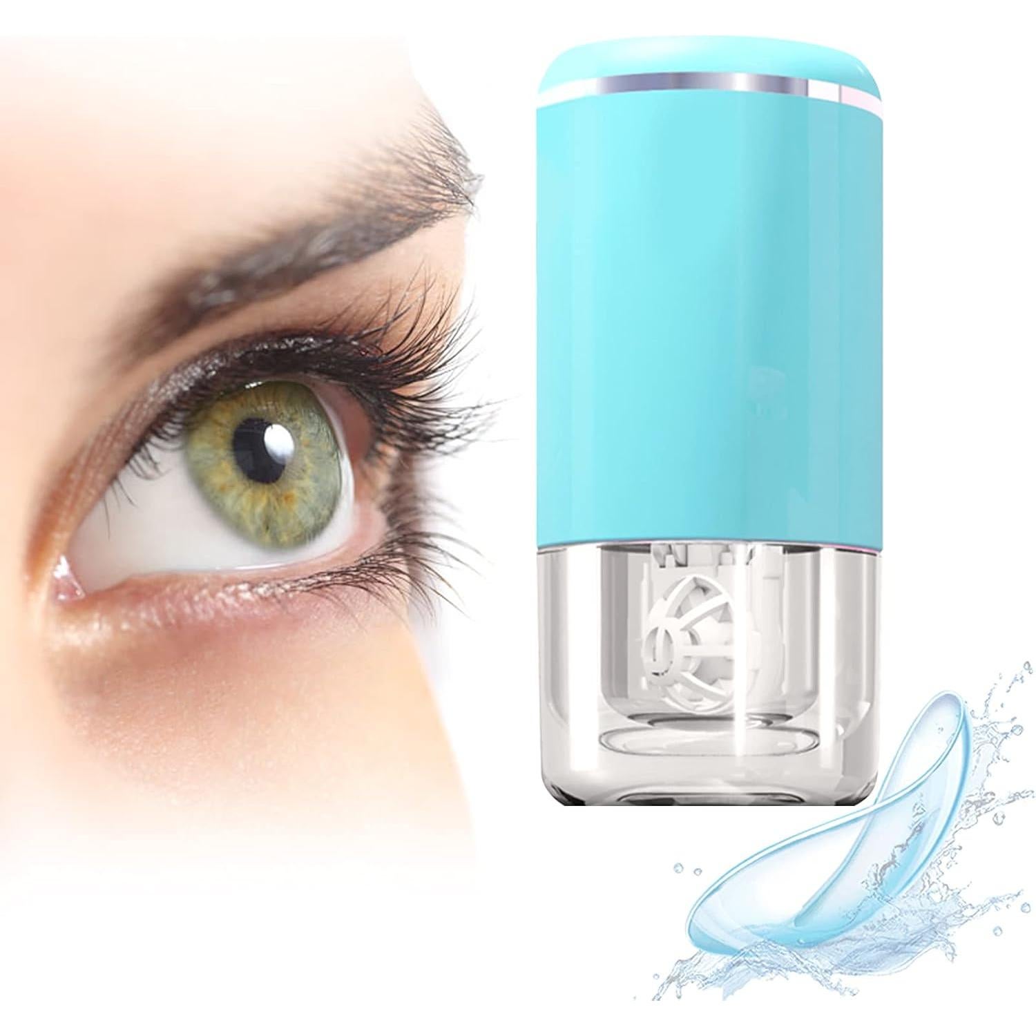 Limpiador Ultrasónico de Lentes de Contacto UpaClaire Azul