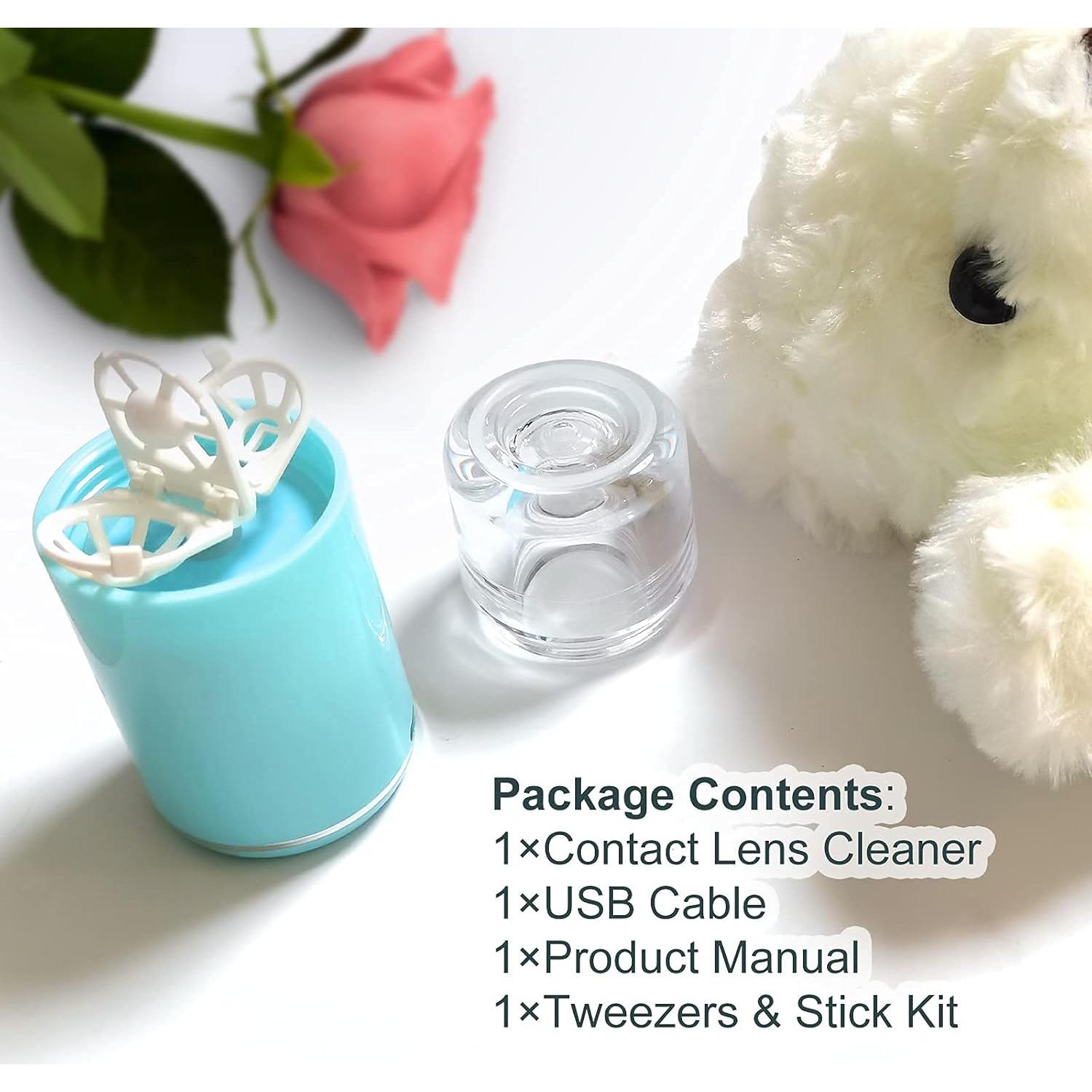 Limpiador Ultrasónico de Lentes de Contacto UpaClaire Azul