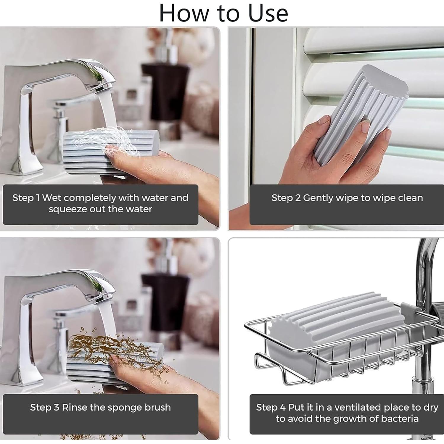 Esponjas Limpiadoras Reutilizables UpTuoLi - Paquete de 3