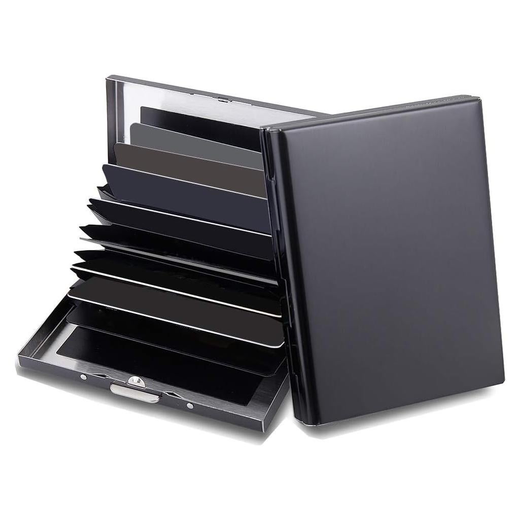 Cartera de Metal RFID EASTNIGHTS para Tarjetas - Negro