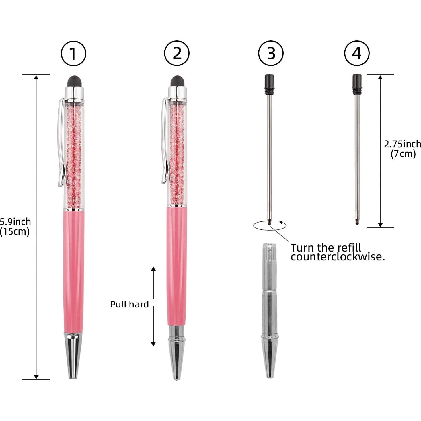 Bolígrafos Stylus 10 pcs YOUMI con Punta Táctil y Recargas