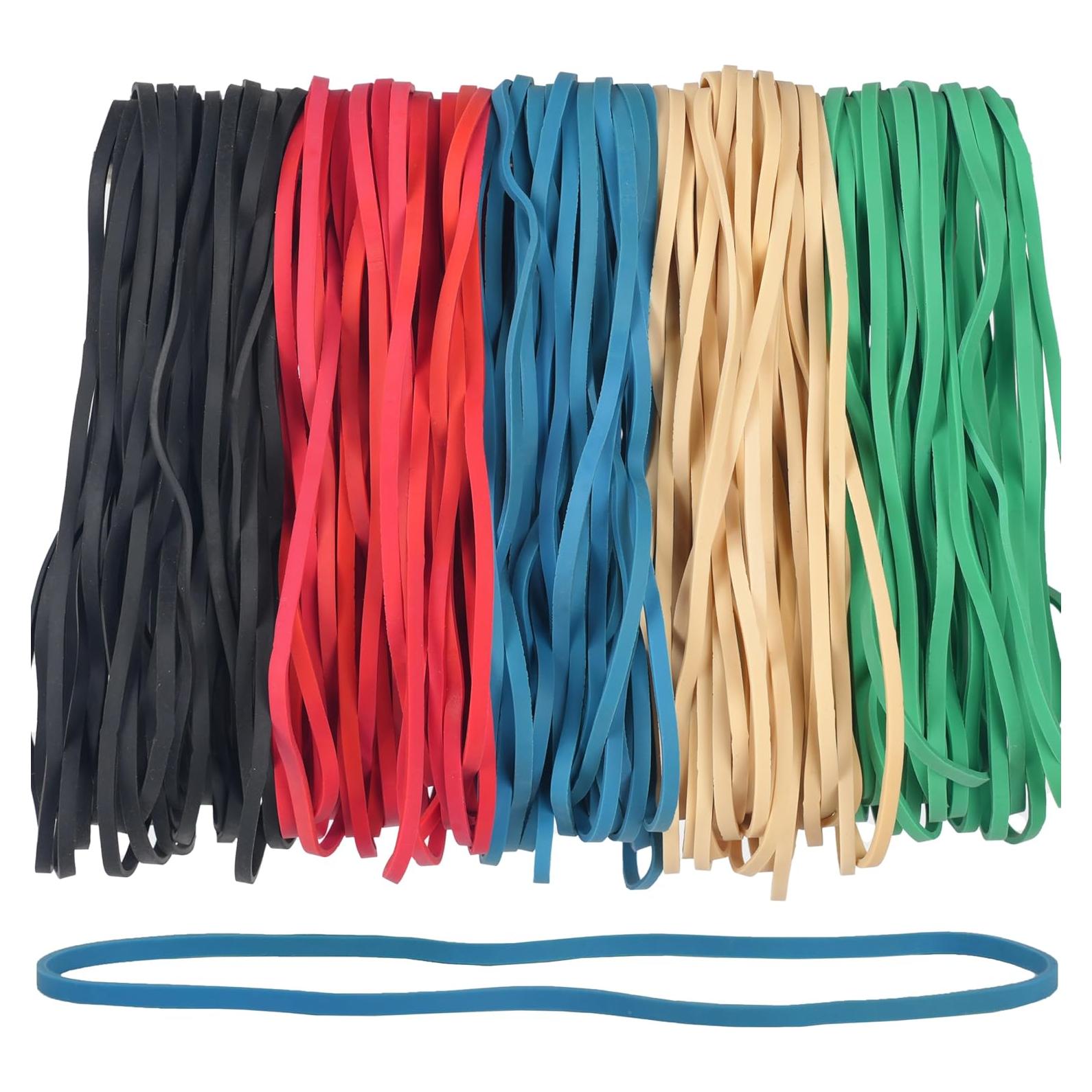 Bandas de goma Foshine 120 piezas 18 cm colores surtidos