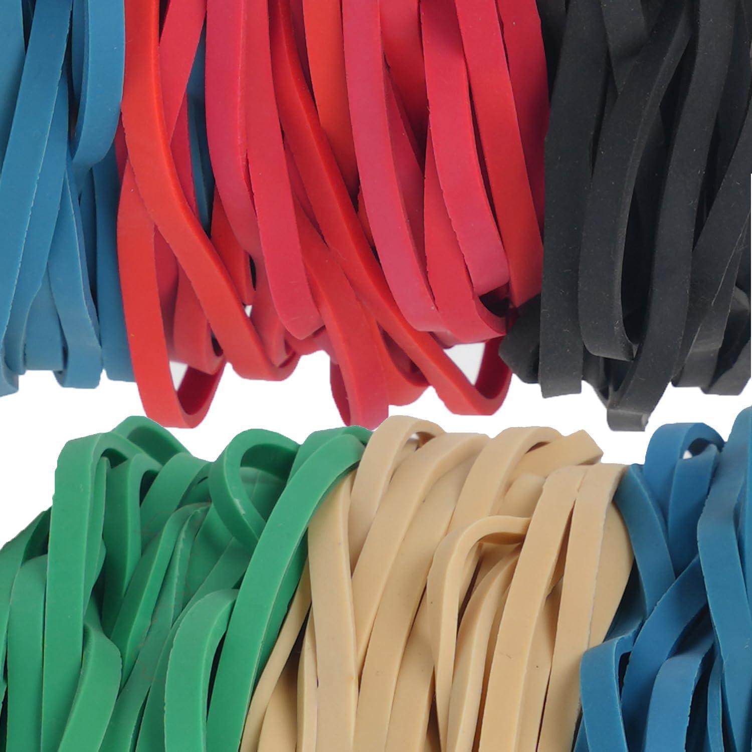 Bandas de goma Foshine 120 piezas 18 cm colores surtidos