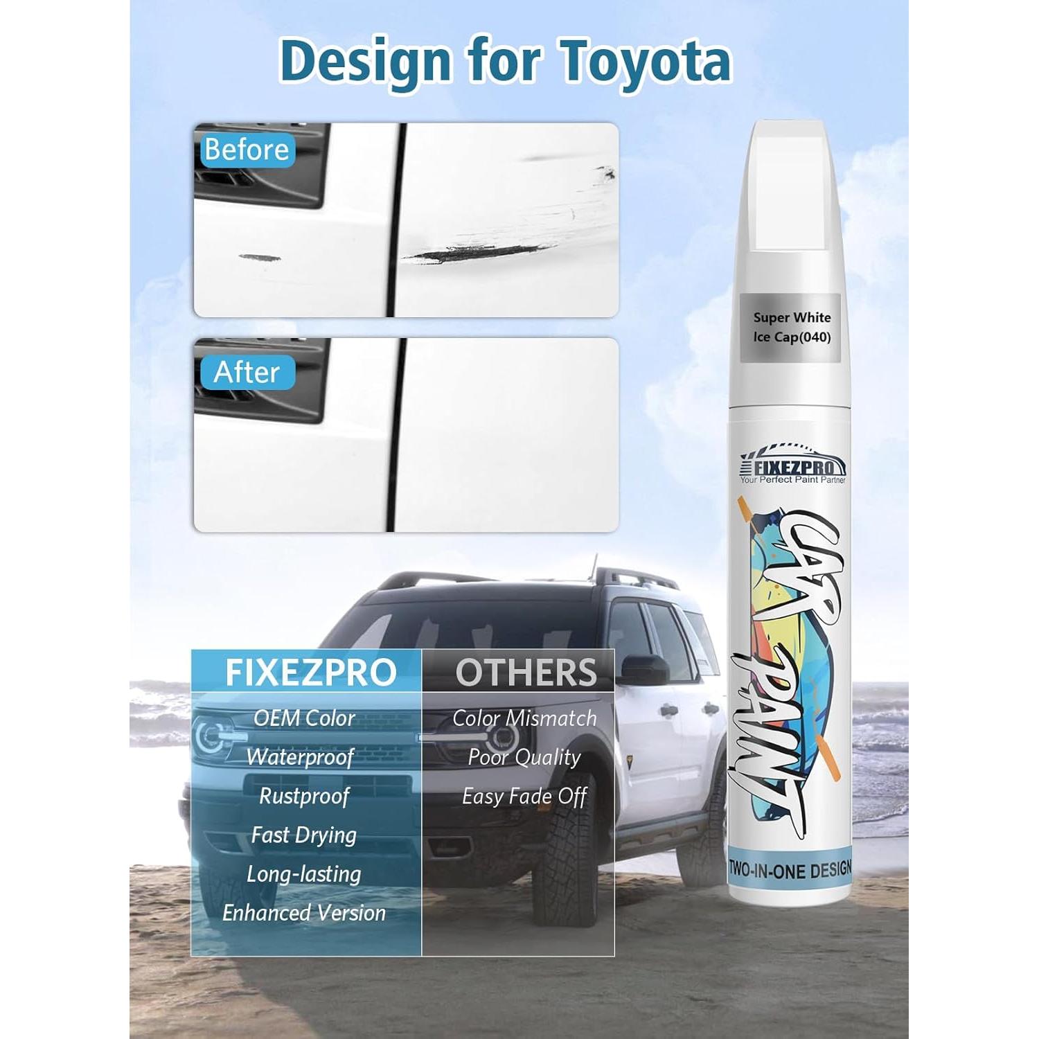 Pintura de Retoque para Automóvil FIXEZPRO 040 Blanco Super