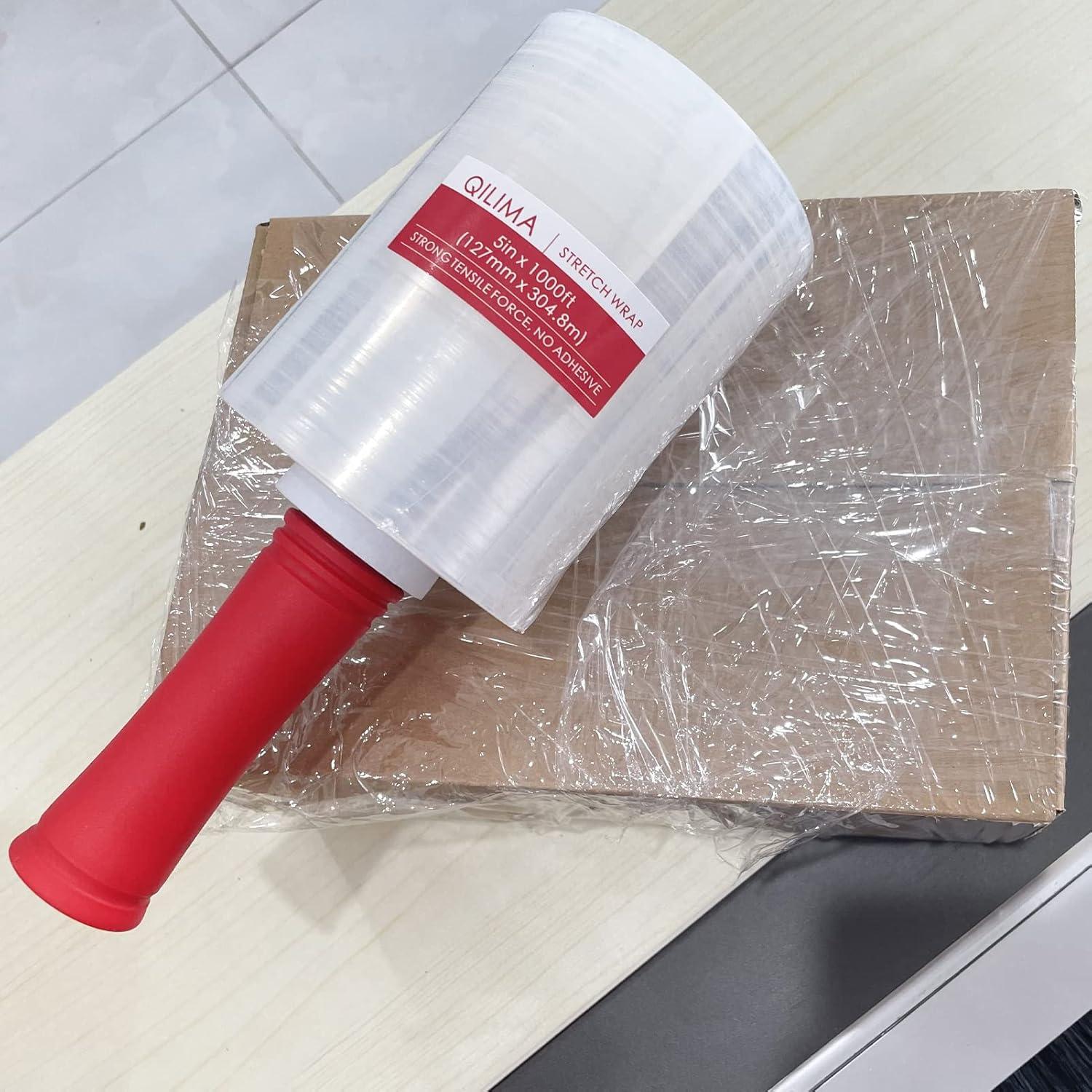 Película Estirable Industrial QILIMA 80 Gauge 4 Rollos 5" x 304.8m