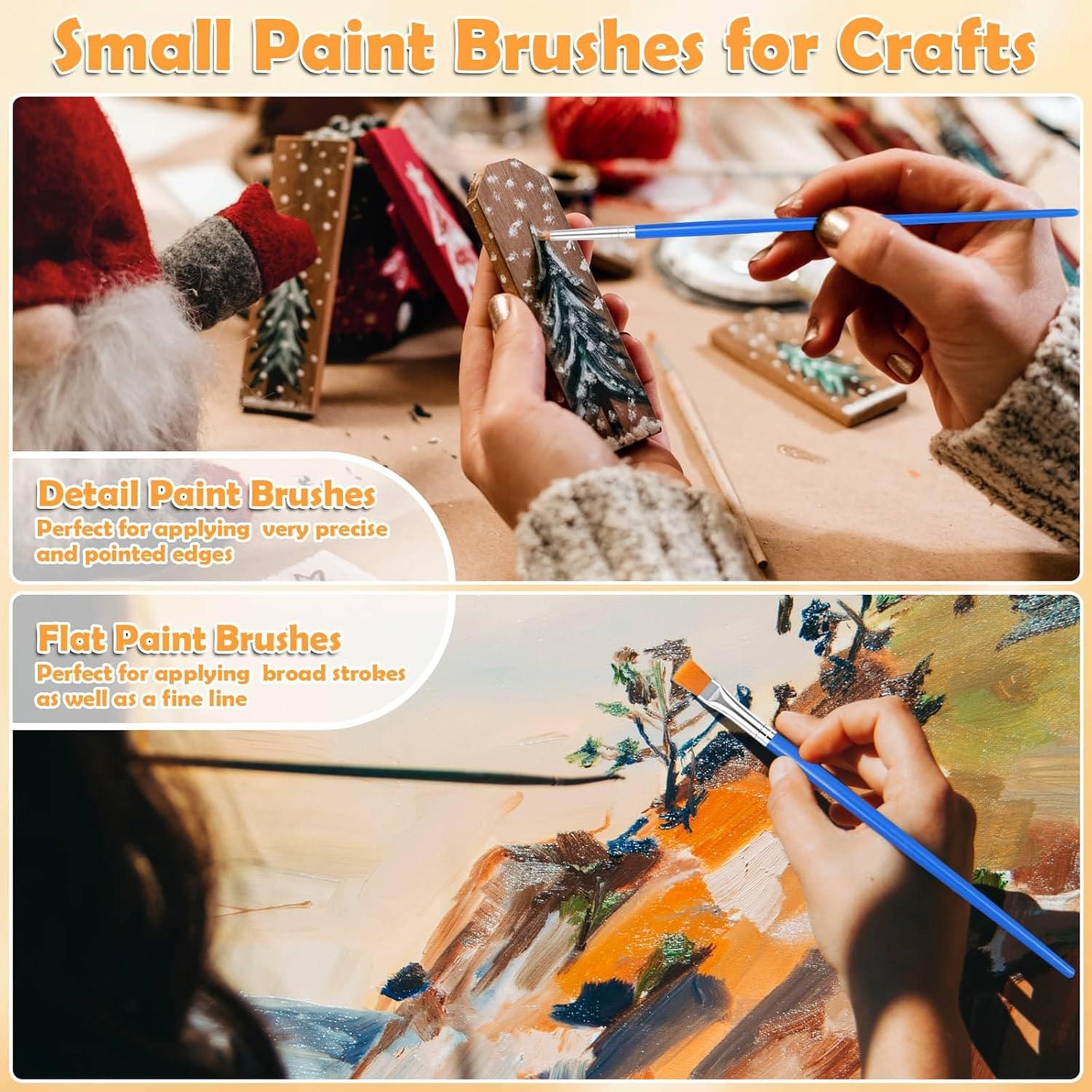 Conjunto de 240 Pinceles de Pintura Evatage - Nylon Suave