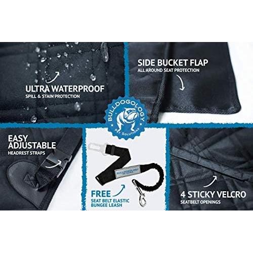 Cubierta de Asiento para Perros Bulldogology Grande 147x142 cm