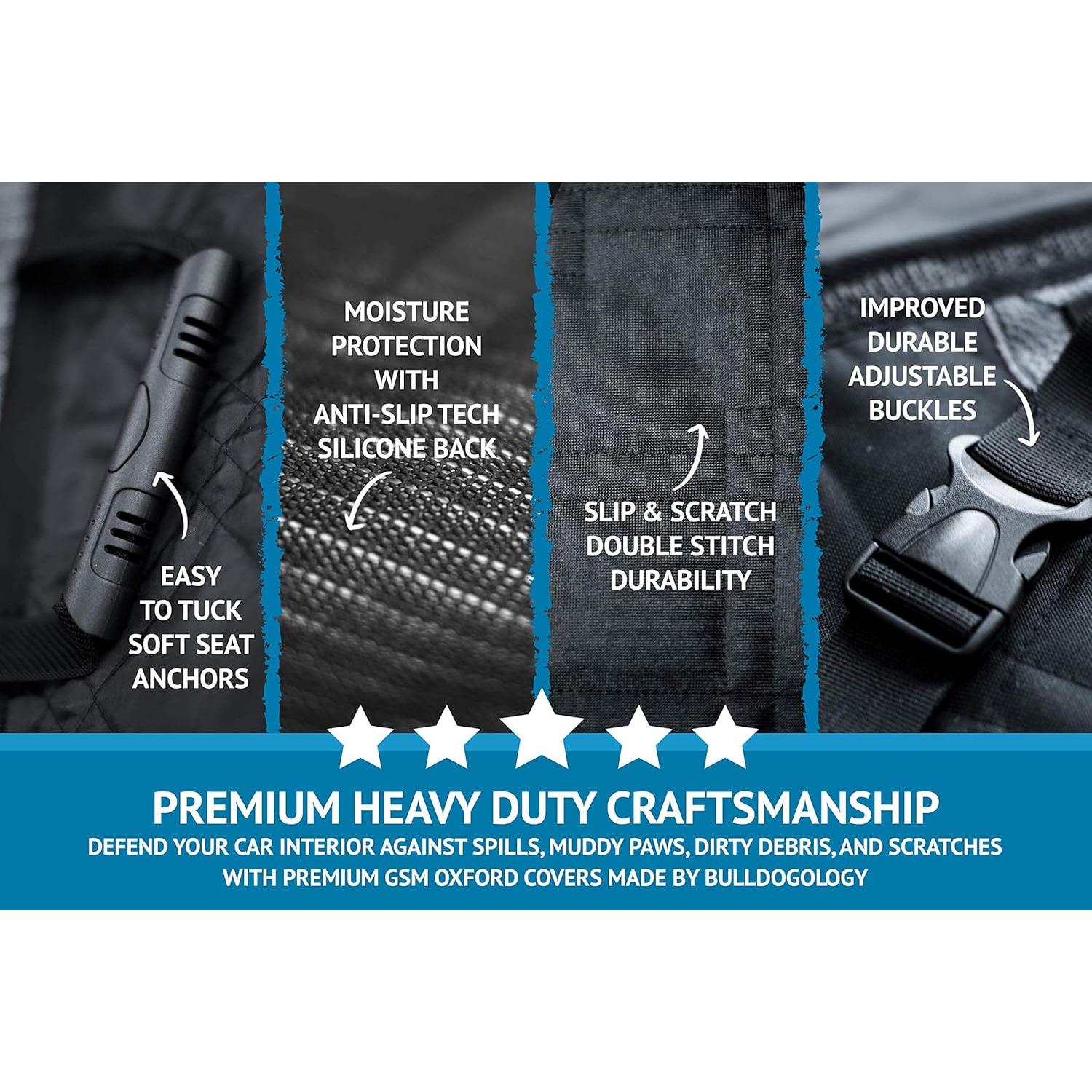 Cubierta de Asiento para Perros Bulldogology Grande 147x142 cm