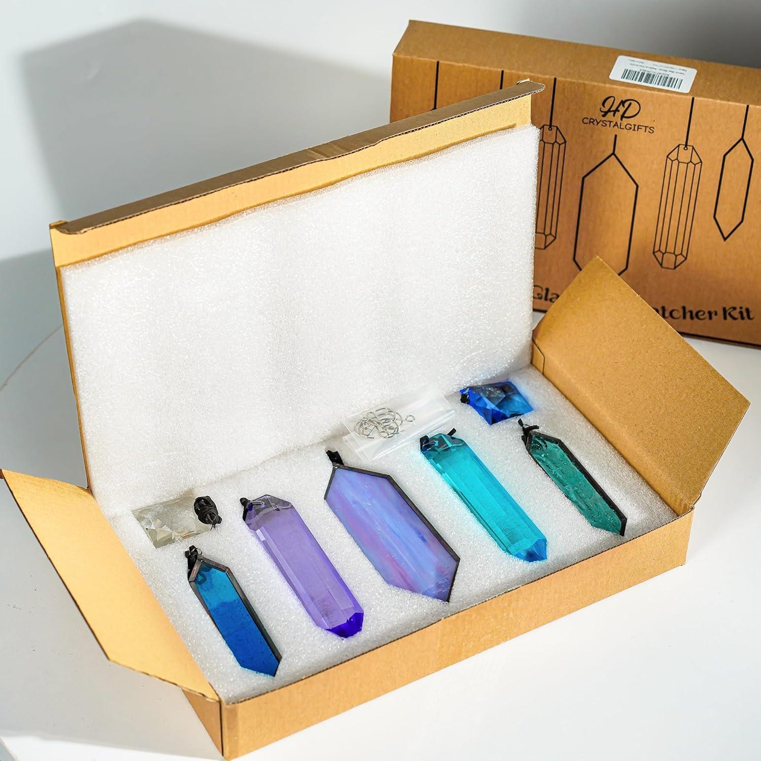 Set 7 Cristales Atrapa Rayos de Sol Vidrio Templado Decoración