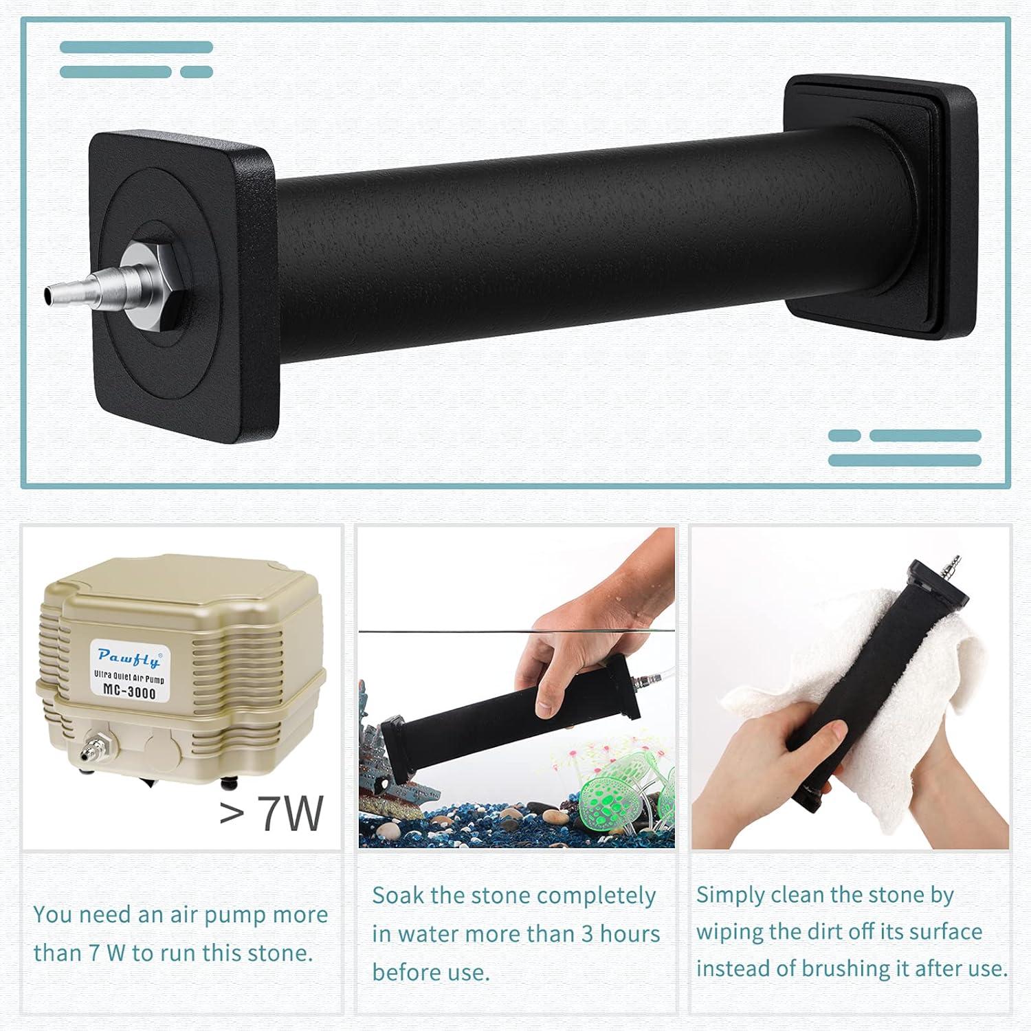 Cilindro de aire Pawfly 20 cm para acuarios y estanques grandes