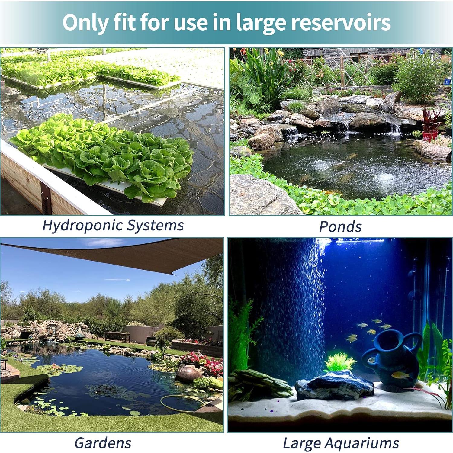 Cilindro de aire Pawfly 20 cm para acuarios y estanques grandes