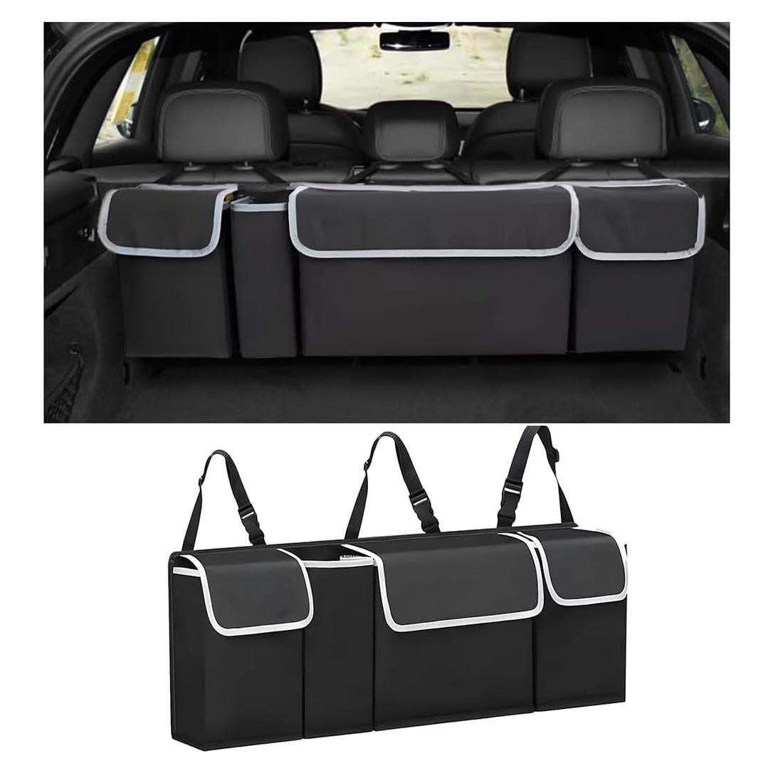 Organizador de Maletero de Coche KHGUZ Plegable 97x32x12cm Negro