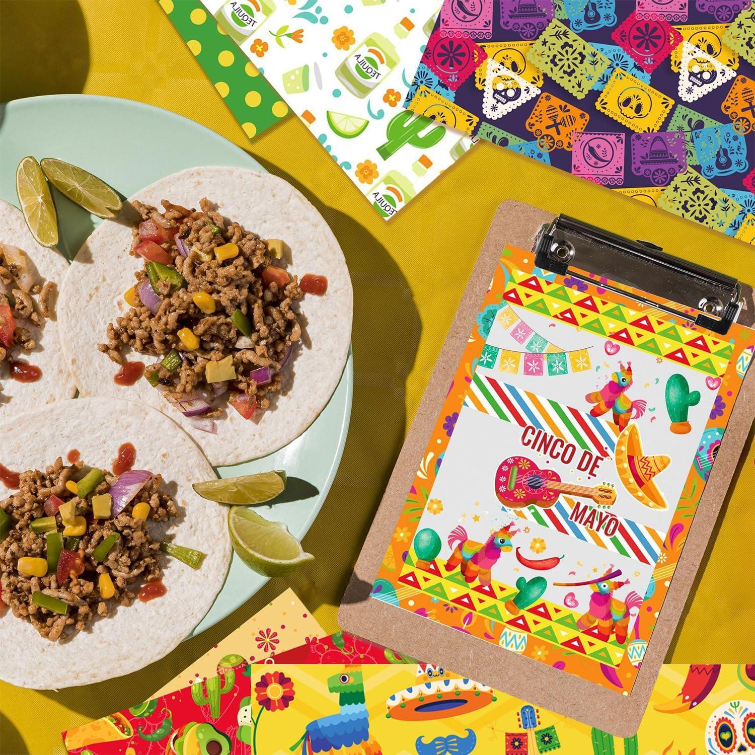 Conjunto de Papel de Manualidades 24 Hojas Cinco de Mayo 30.48cm