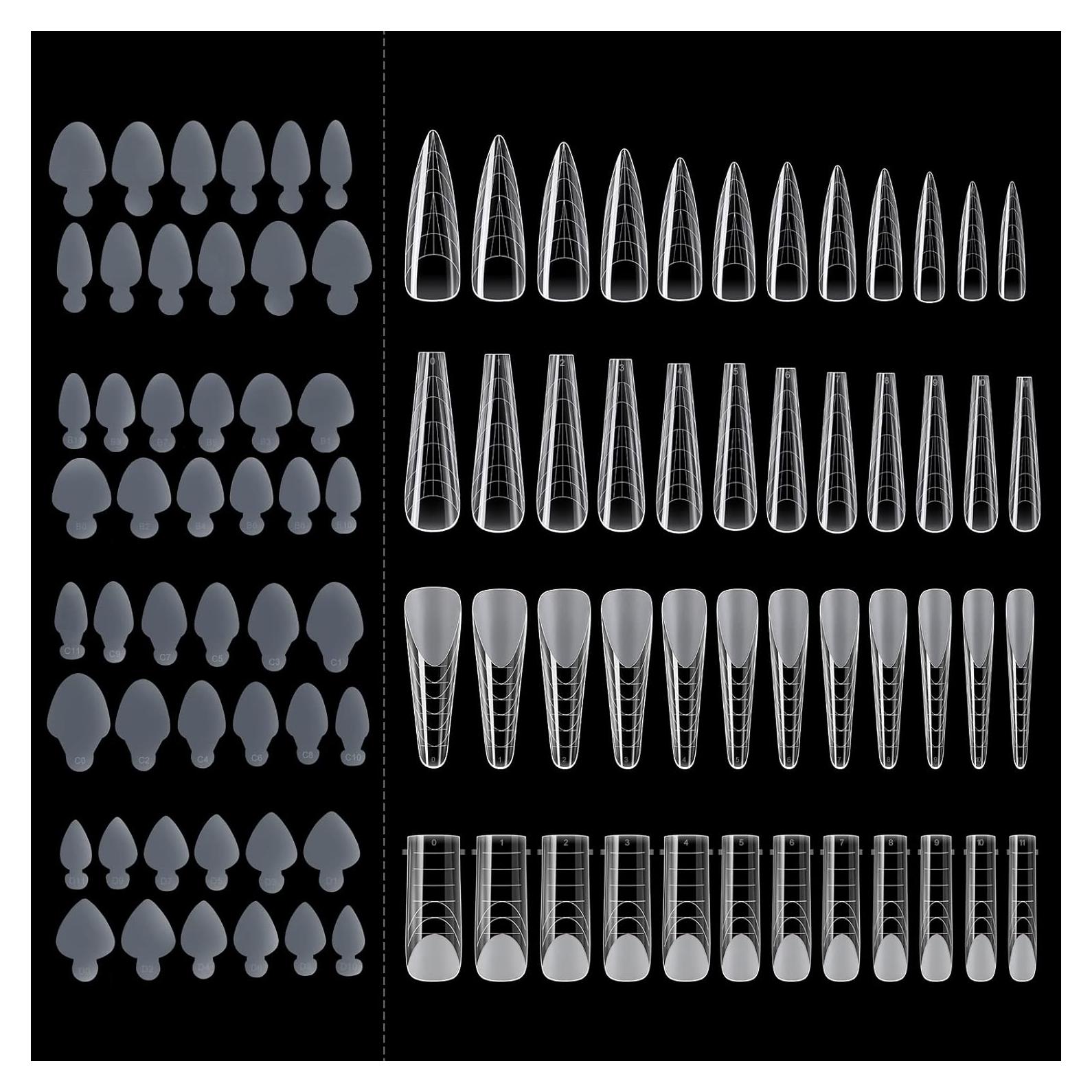 Kit de Molde de Uñas Dual ShenZhen 288 Piezas Reutilizable