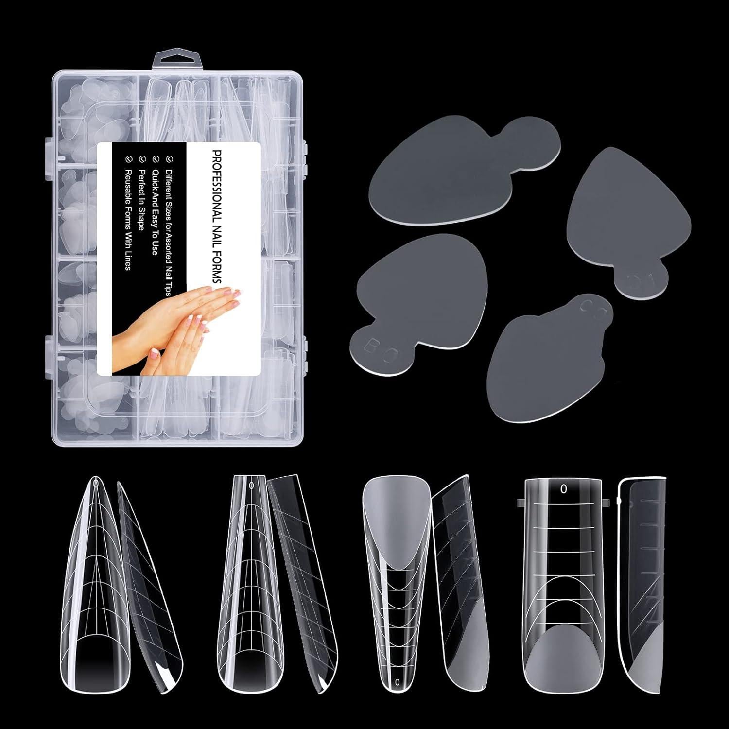 Kit de Molde de Uñas Dual ShenZhen 288 Piezas Reutilizable