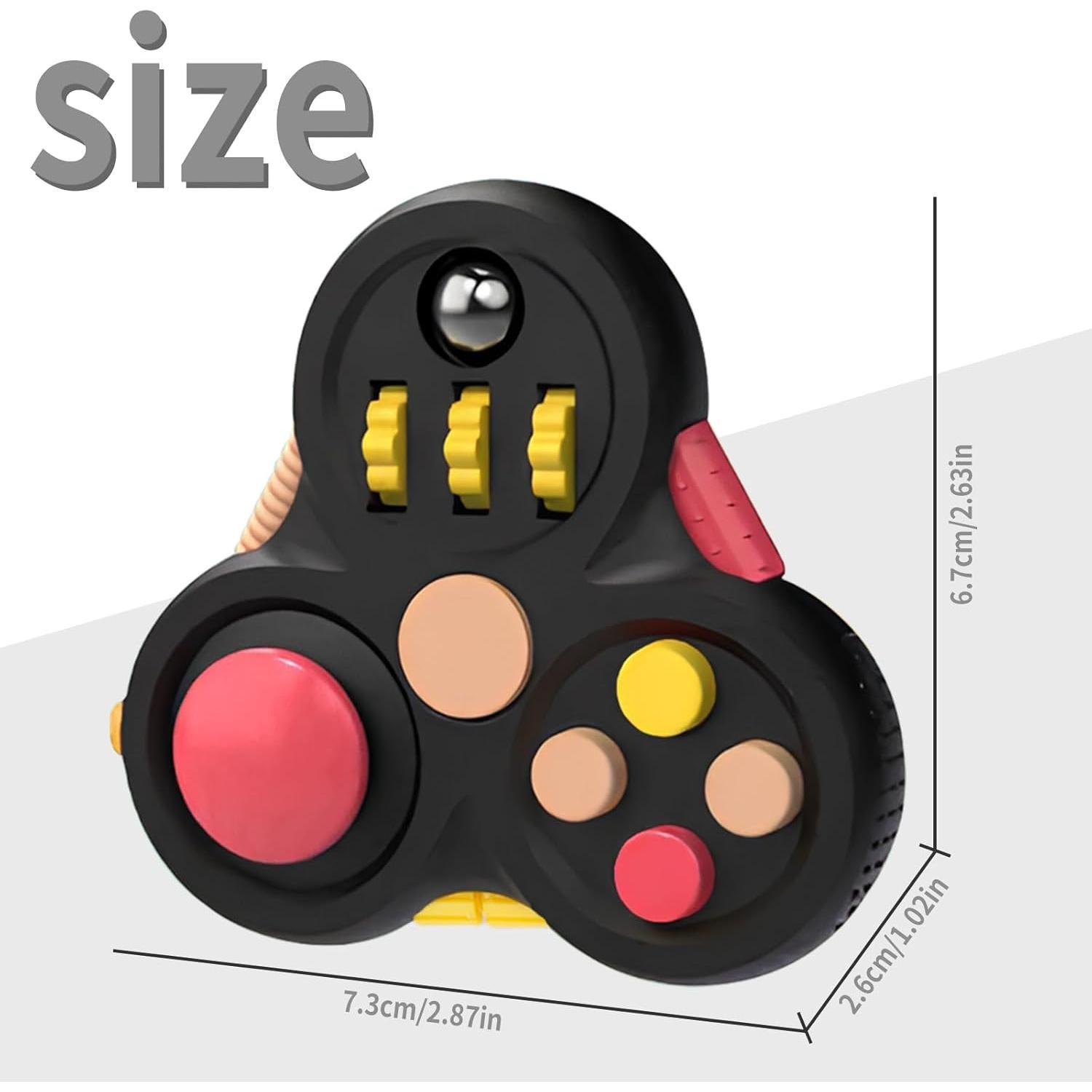 Almohadilla Antiestrés Yrissmiss 1PC Negra para Adultos