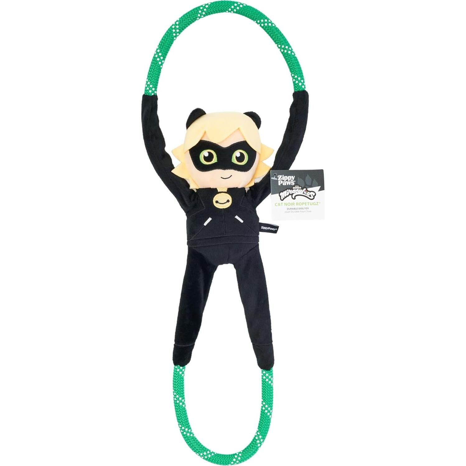Juguete para Perros RopeTugz ZippyPaws Cat Noir 17.8x10.2cm