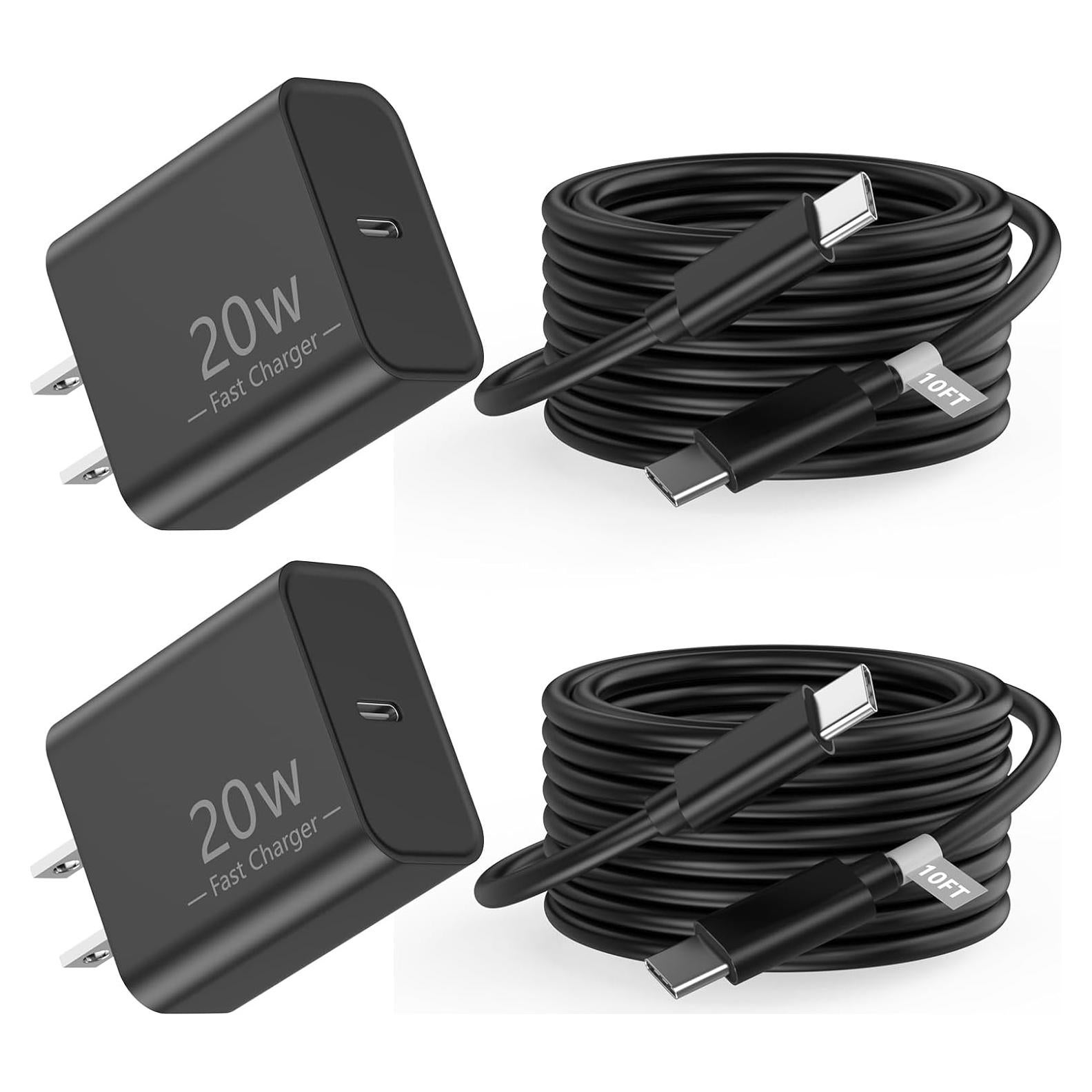 Cargador Rápido USB C 20W Matsusho con Cable 3m para iPhone