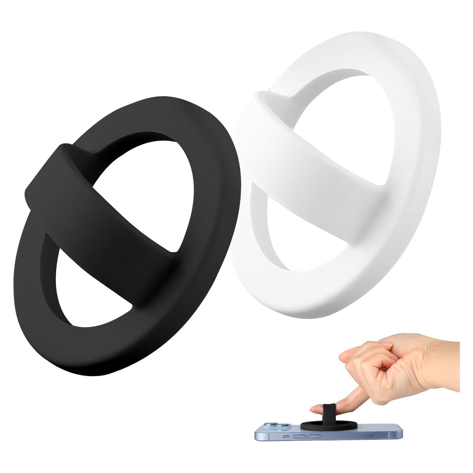 Soporte de Agarre Magnético de Silicona VZZNN 2 Pcs para iPhone