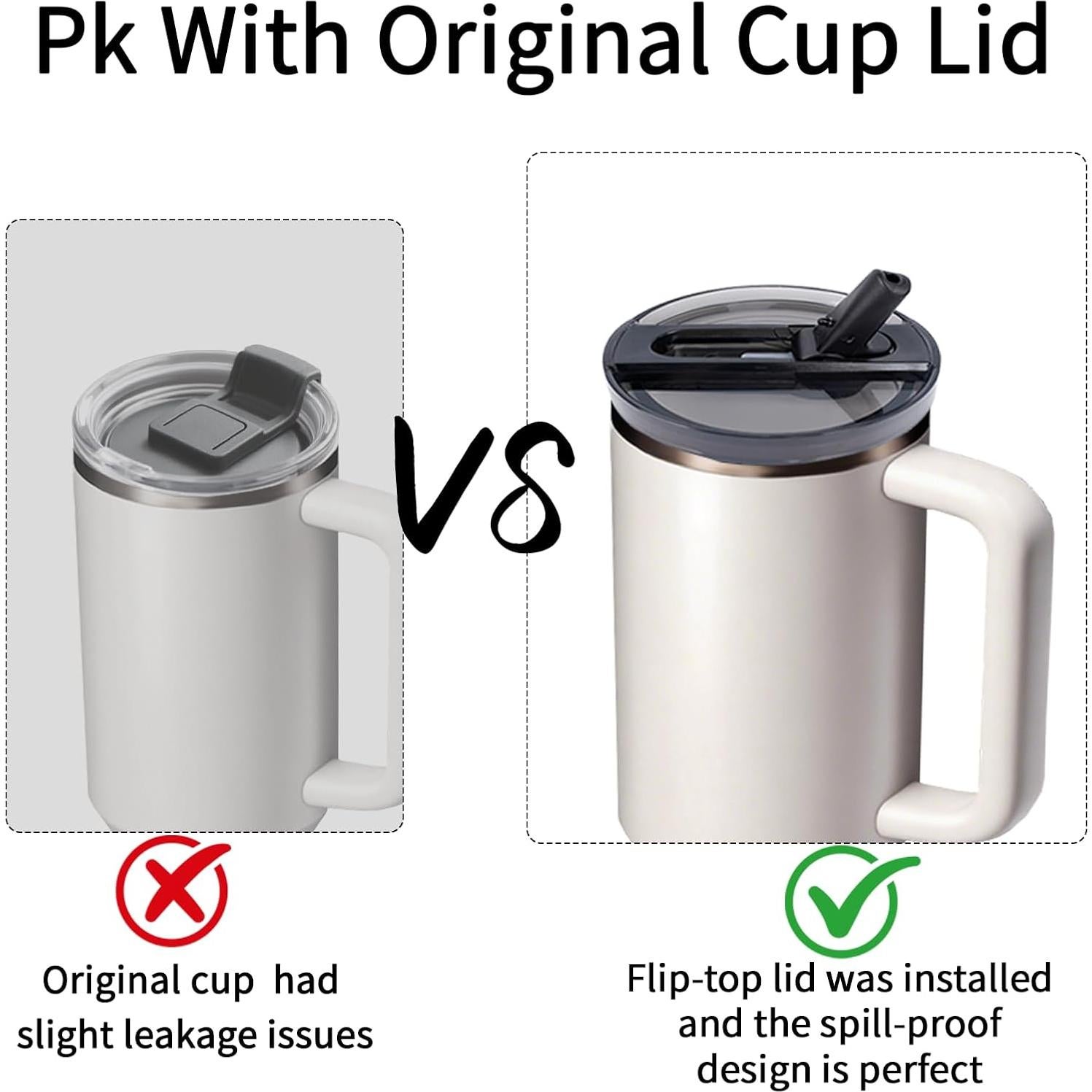 Tapa de Reemplazo para Vaso Stanley 40 oz - 2 Piezas, Negro