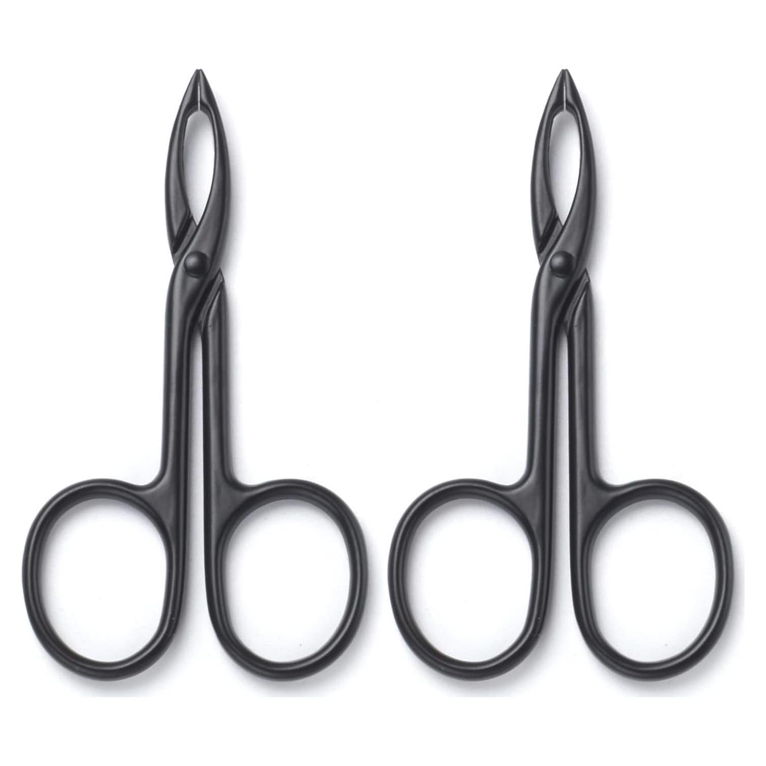 Pinzas de Cejas Motanar 2 Piezas Punta Recta Acero Inoxidable