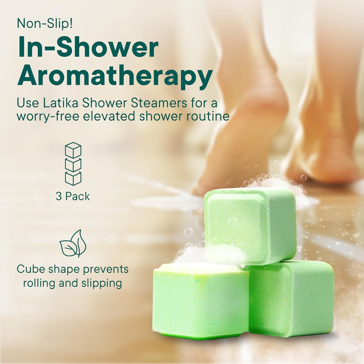 Vaporizador de Ducha Aromaterapia Latika Breathe & Release - Eucalipto y Menta