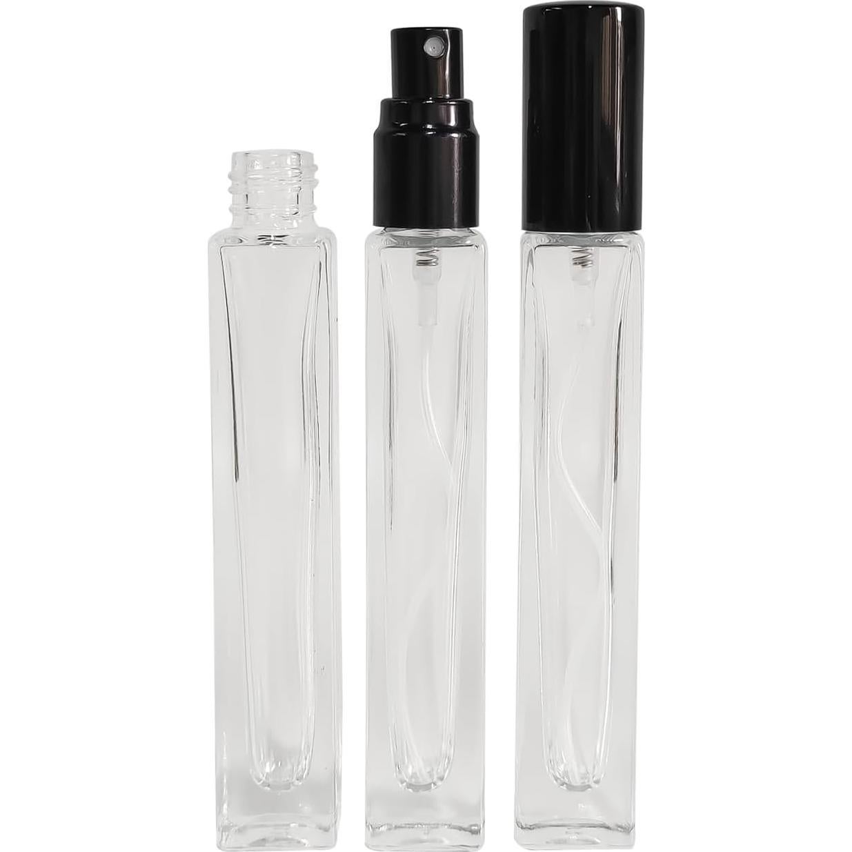 8 Botellas de Spray de Vidrio AGENIZ 10ml Rellenables Portátiles