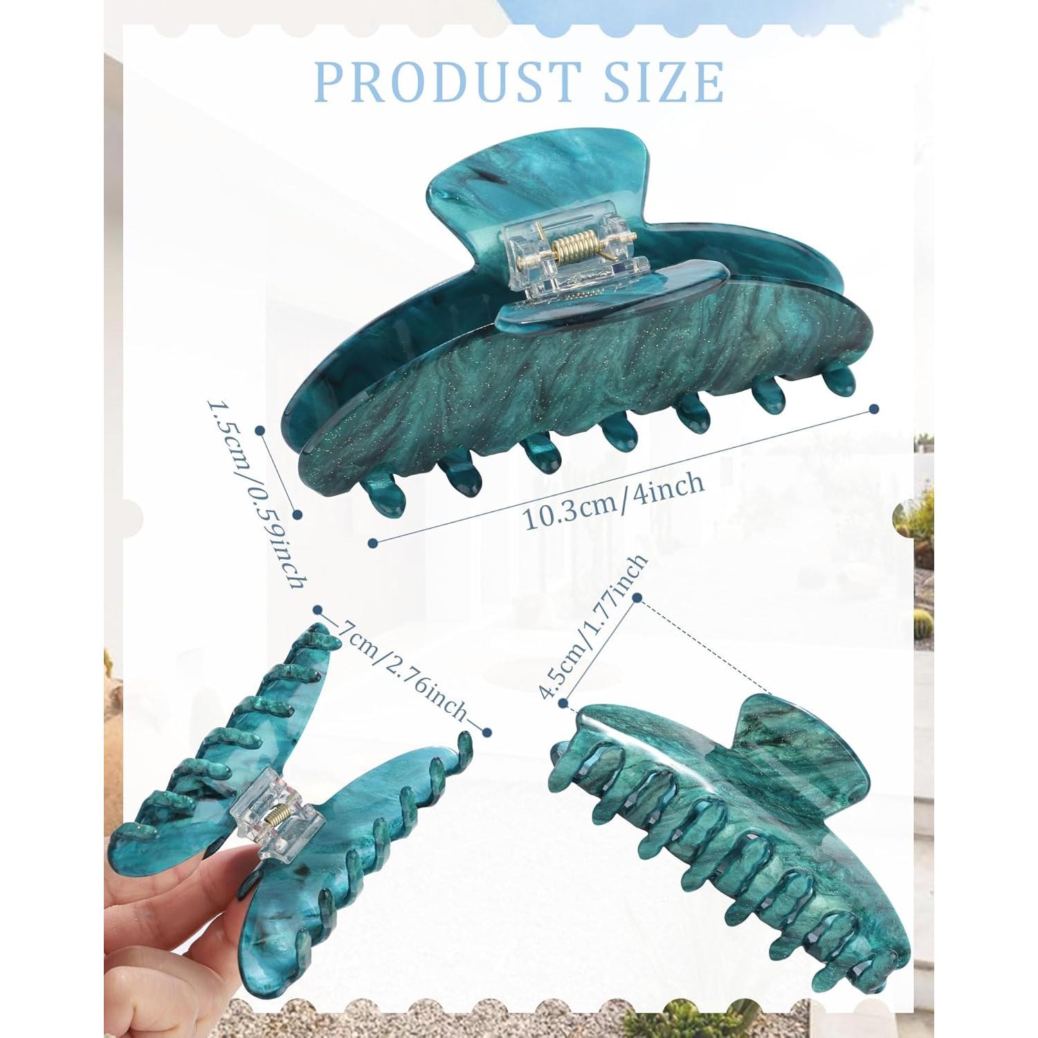 Clips de Uñas de Acrílico HAIMEIKANG - 4 Piezas Elegantes