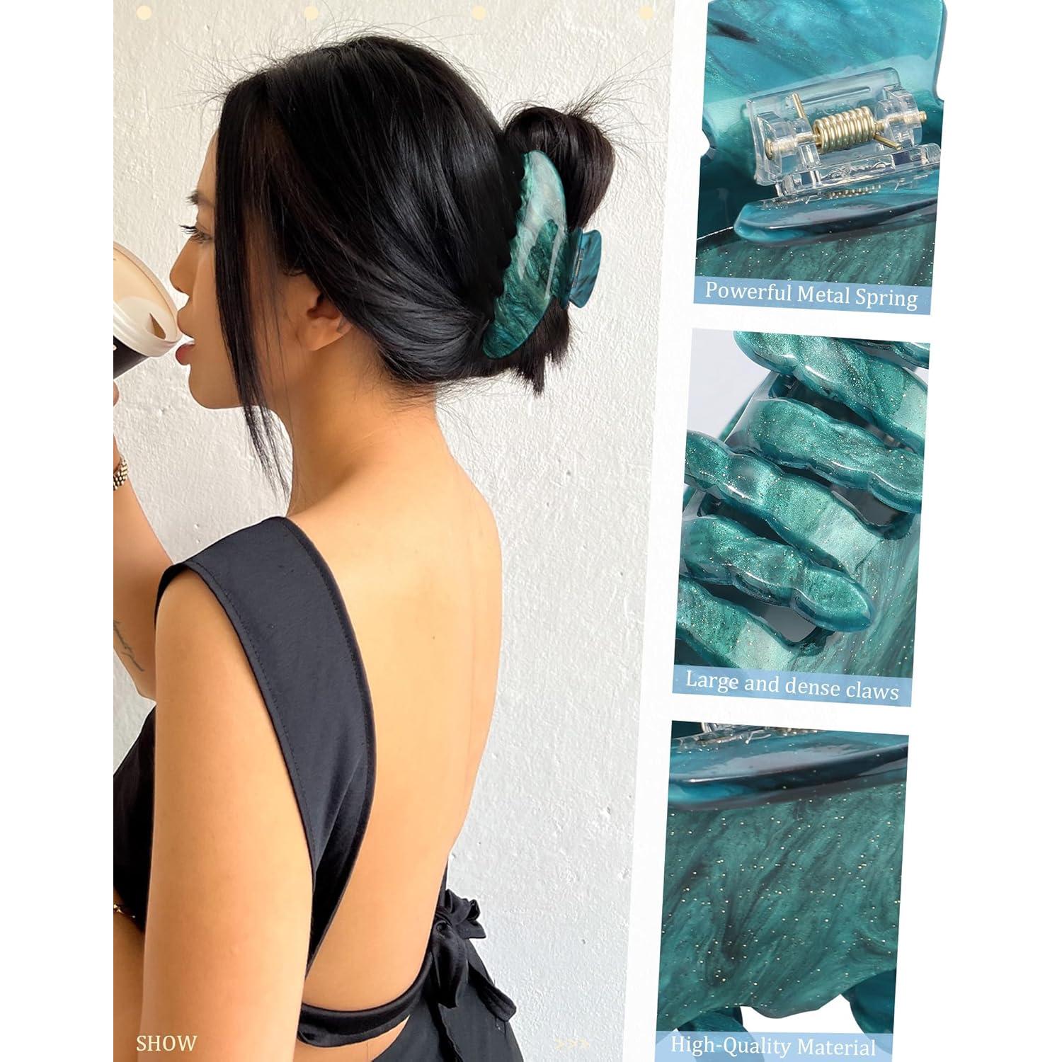 Clips de Uñas de Acrílico HAIMEIKANG - 4 Piezas Elegantes