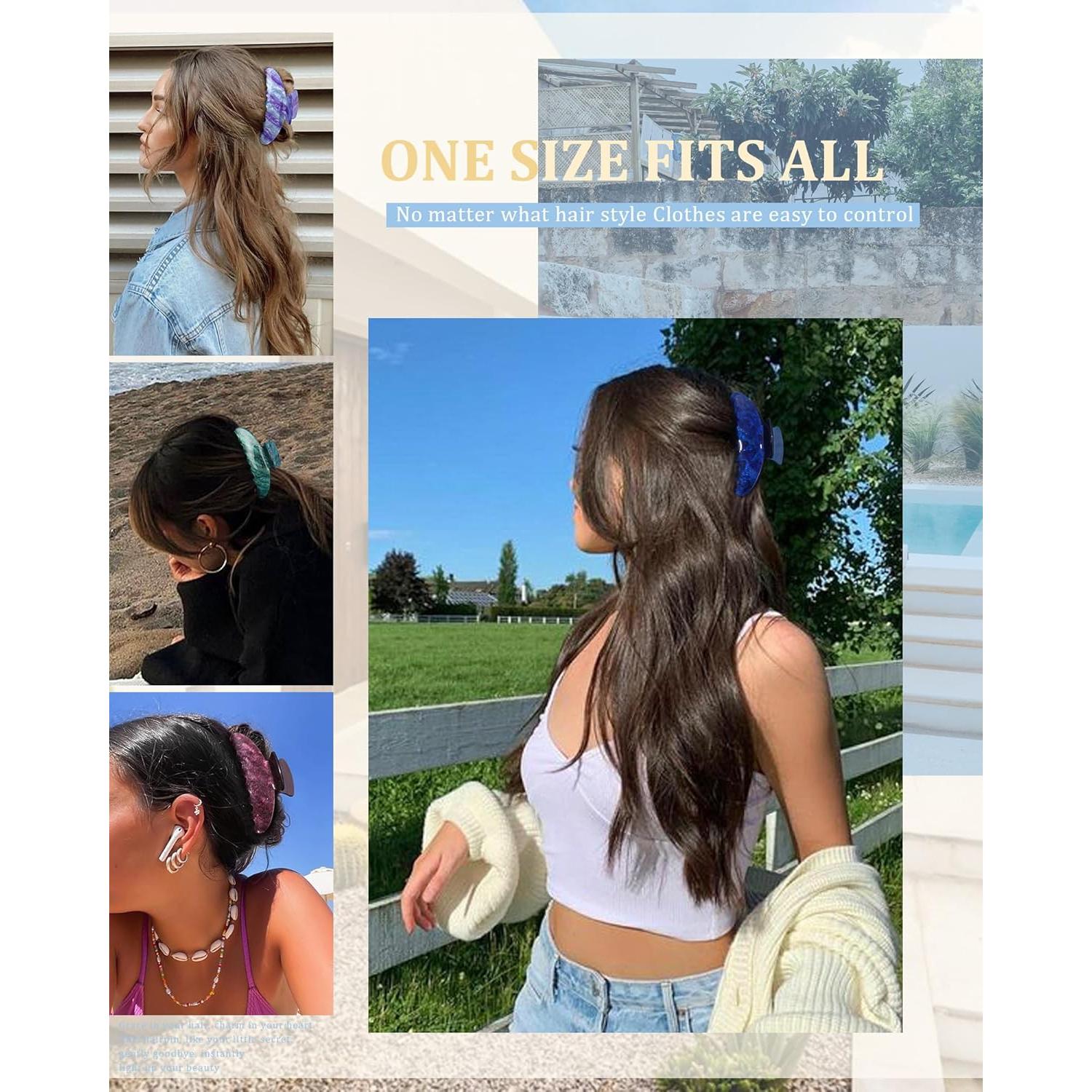 Clips de Uñas de Acrílico HAIMEIKANG - 4 Piezas Elegantes