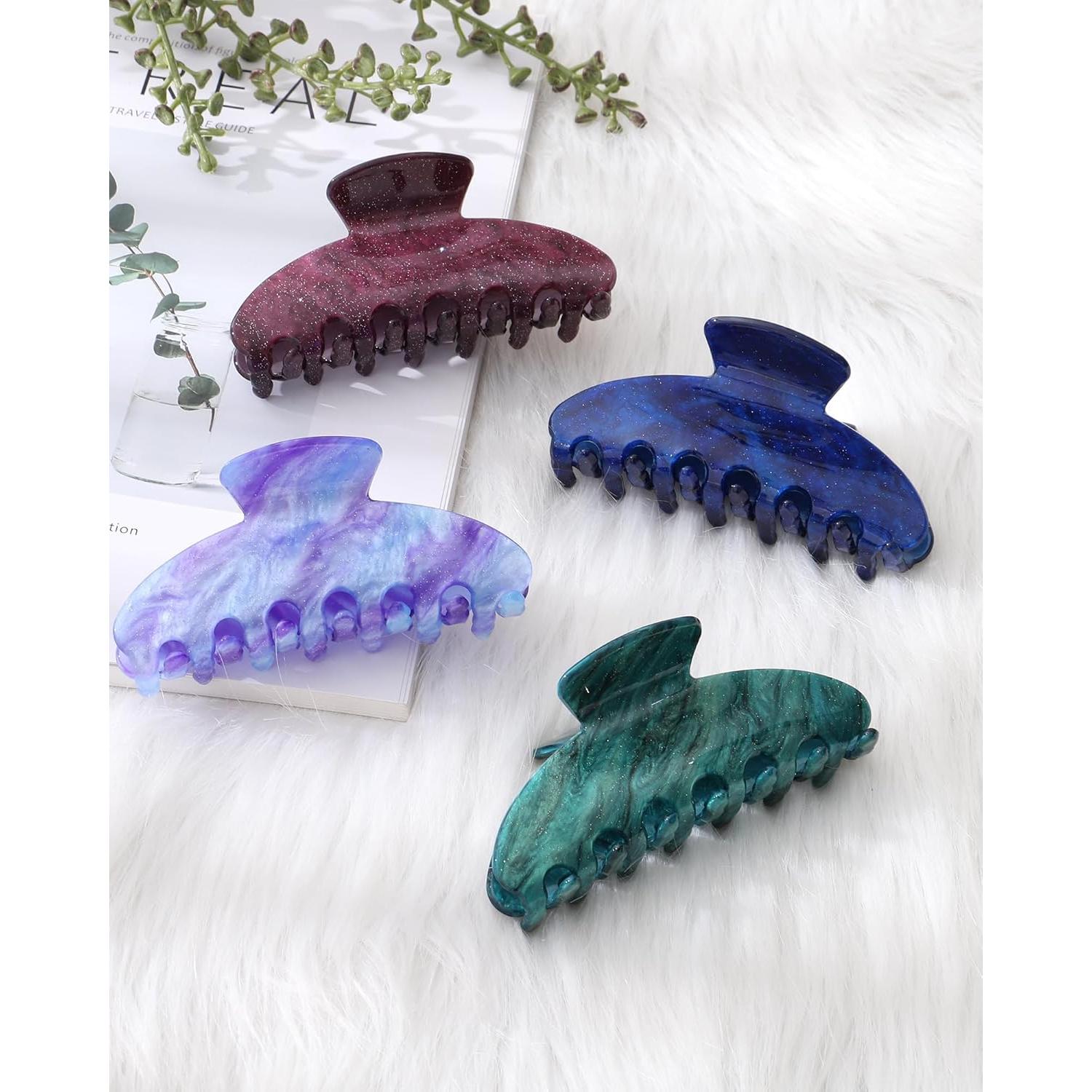 Clips de Uñas de Acrílico HAIMEIKANG - 4 Piezas Elegantes