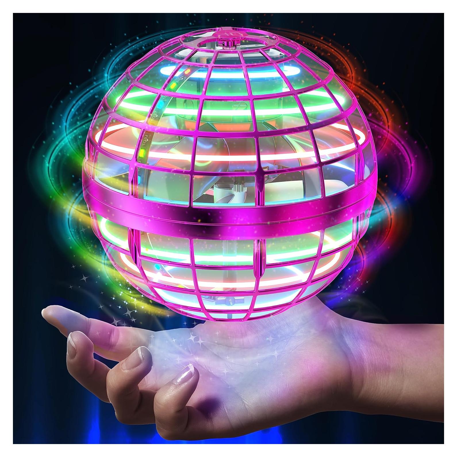 Bola Voladora Orbital AMERFIST Rosa 3x3cm para Niños 6+