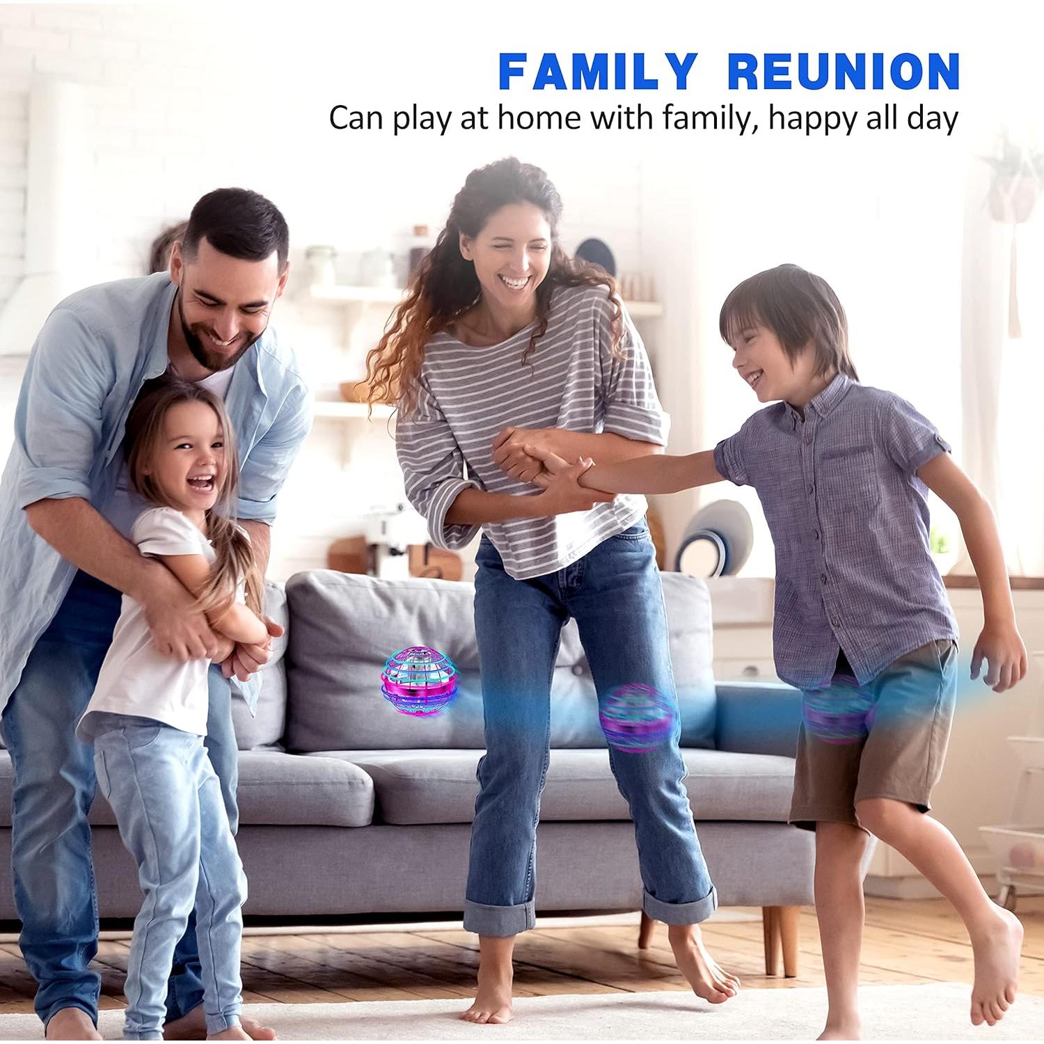 Bola Voladora Orbital AMERFIST Rosa 3x3cm para Niños 6+