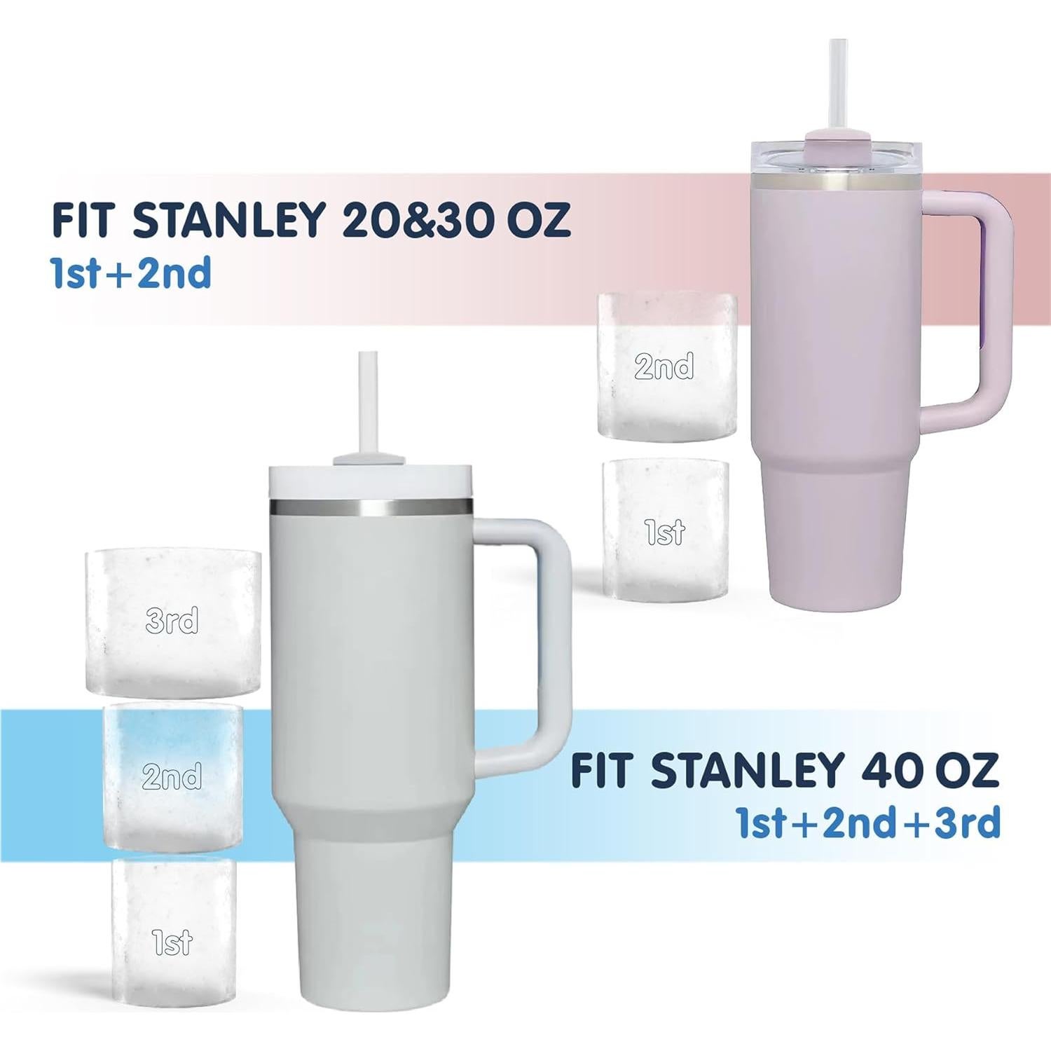 Bandeja de Hielo de Silicona Marchoose para Vasos Stanley 2PC