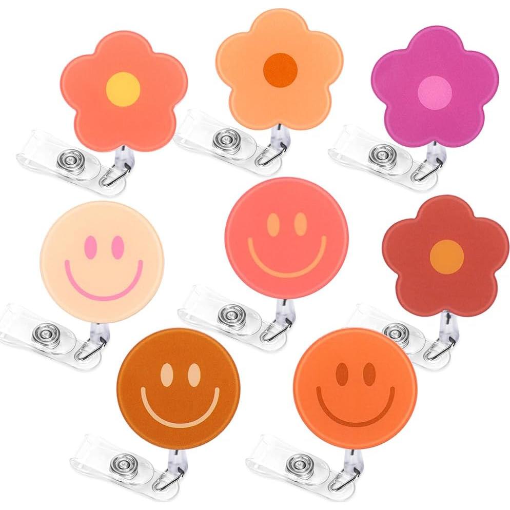 Ruedas de Insignia Retráctiles Whaline 8 Piezas Boho