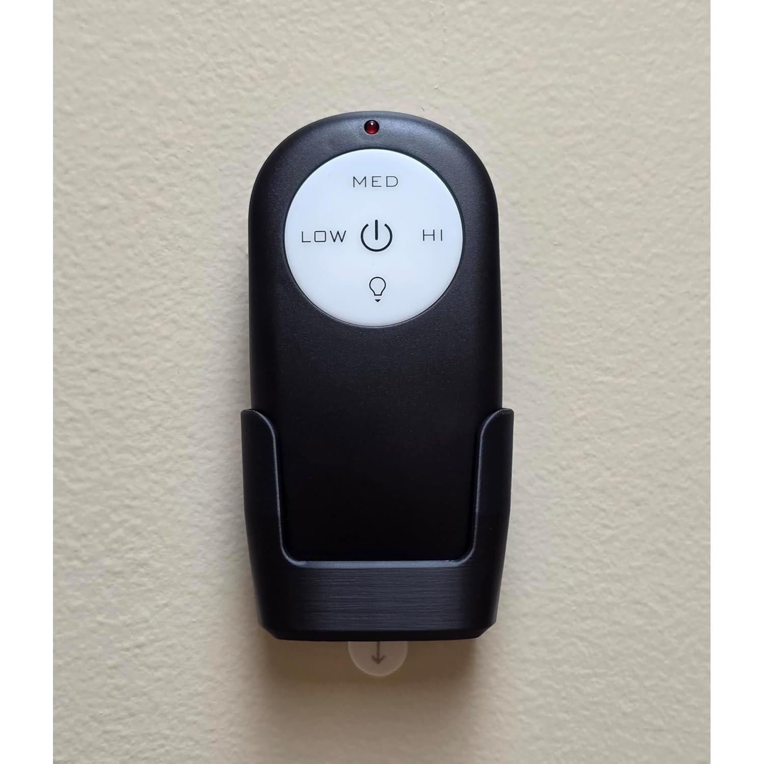 Soporte de Pared para Control Remoto Ventilador Merwry Negro