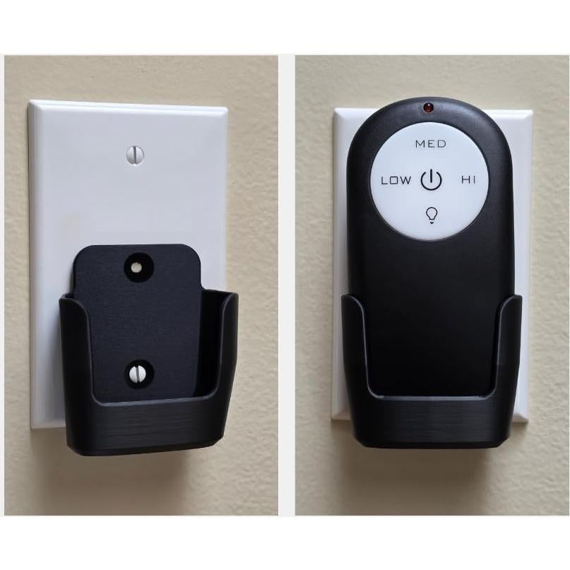 Soporte de Pared para Control Remoto Ventilador Merwry Negro