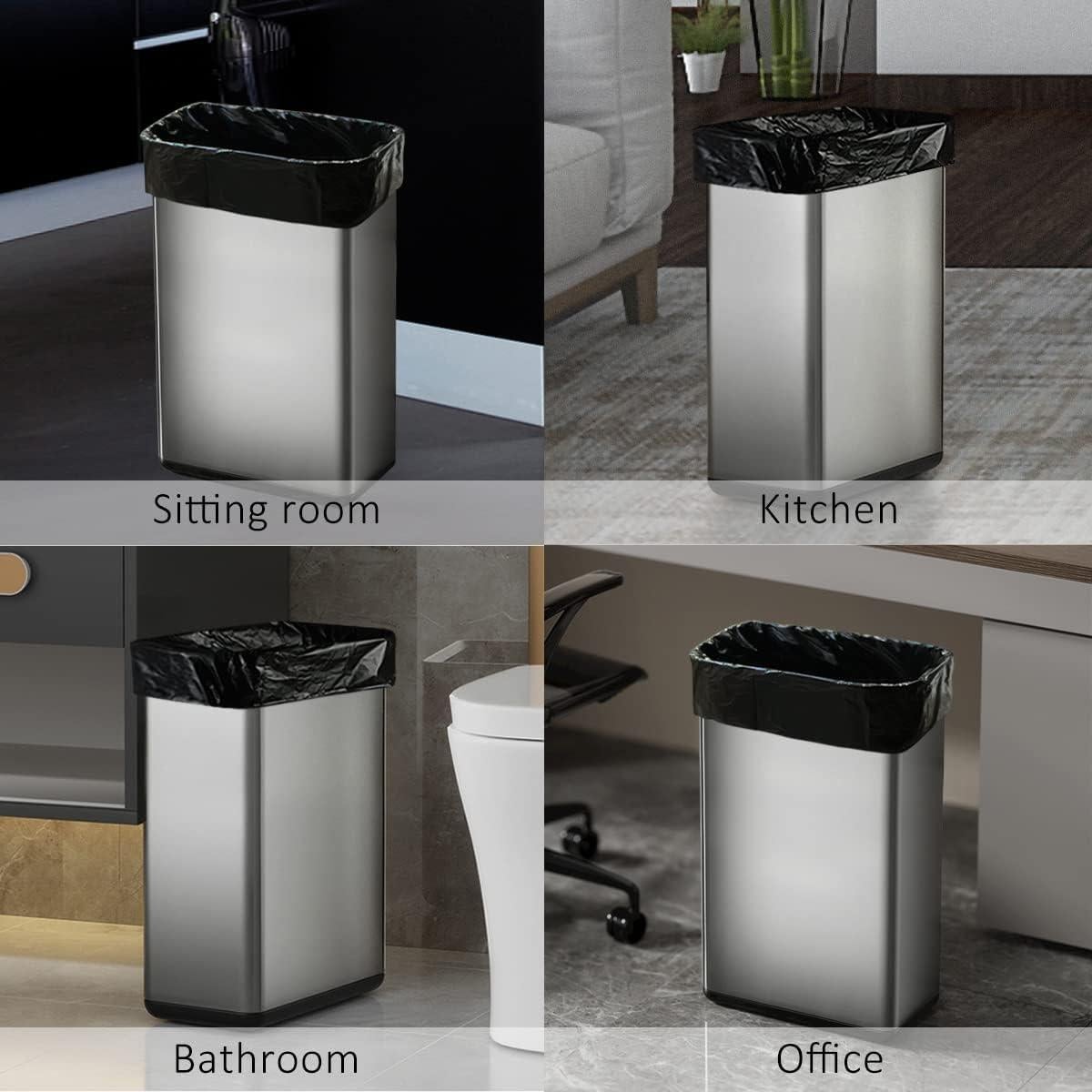 Bolsas de Basura Teivio 50 Cuentas 5 Galones Negras HDPE