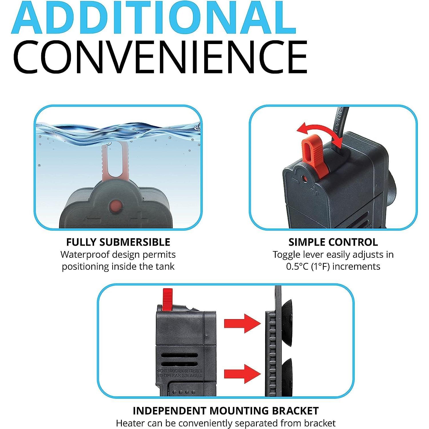 Calentador Electrónico Fluval E100 100W para Acuario