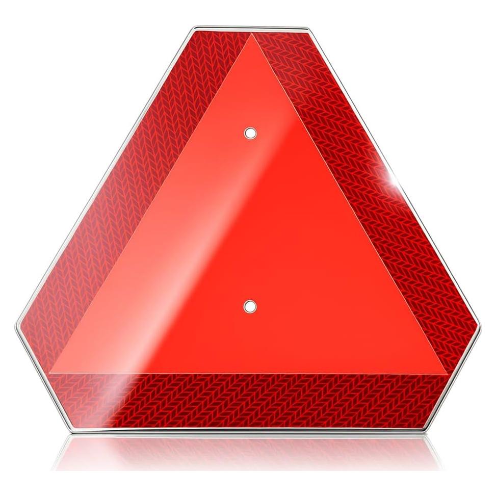 Señal de Seguridad Triangular DXSIGN 14x16" Reflectante Aluminio