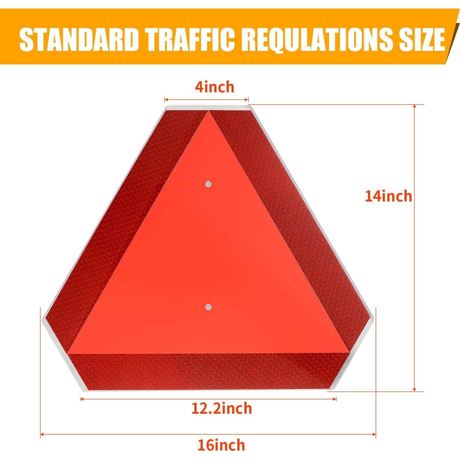 Señal de Seguridad Triangular DXSIGN 14x16" Reflectante Aluminio