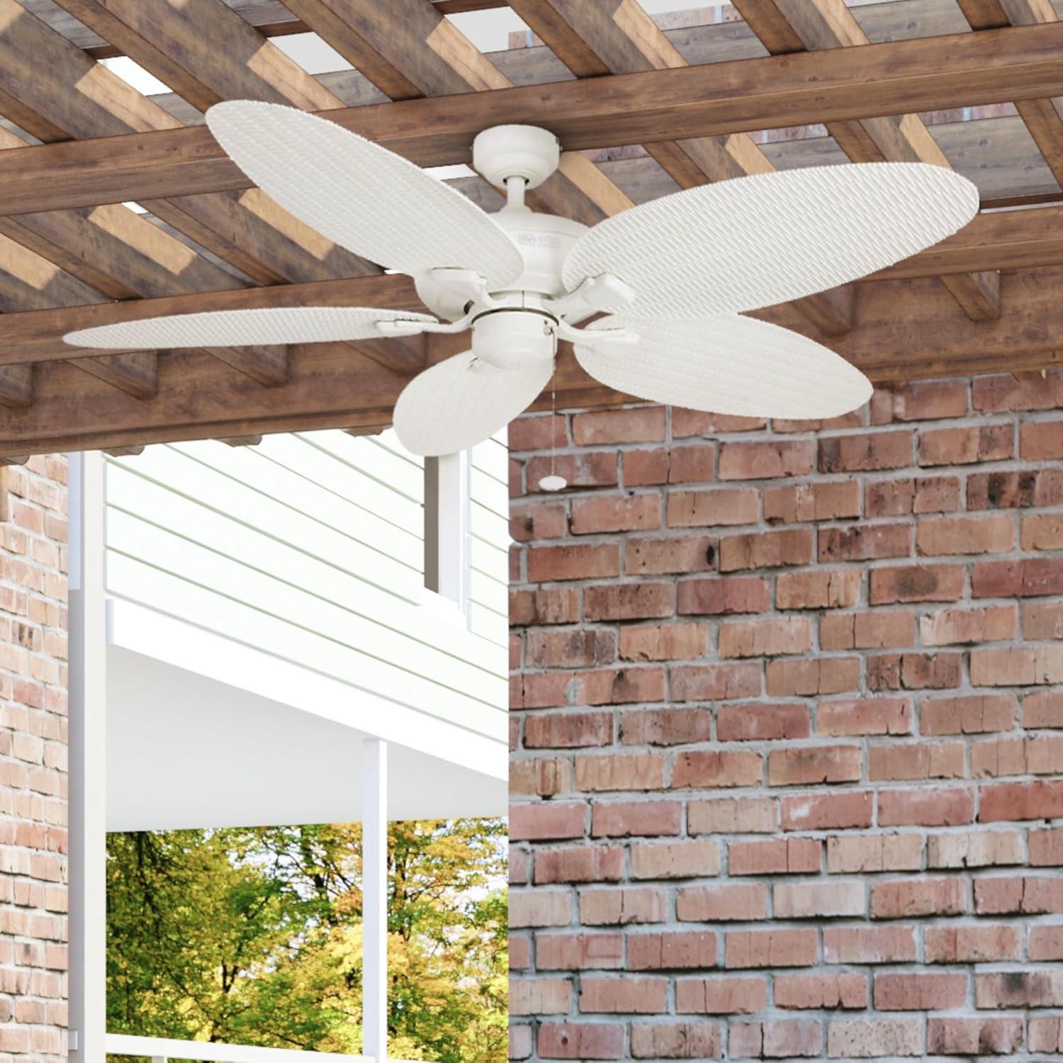 Ventilador de Techo Honeywell Duval 132 cm Tropical Blanco